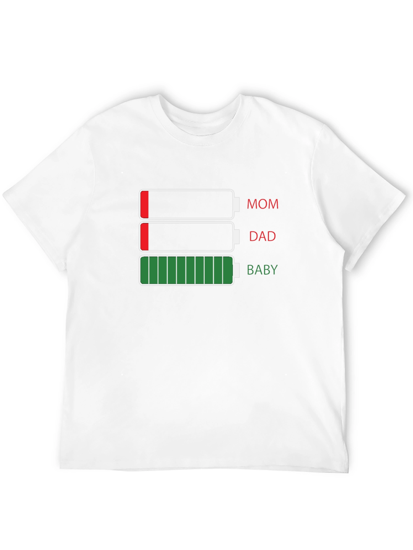 Black Family Battery Level Graphic Tee view 12