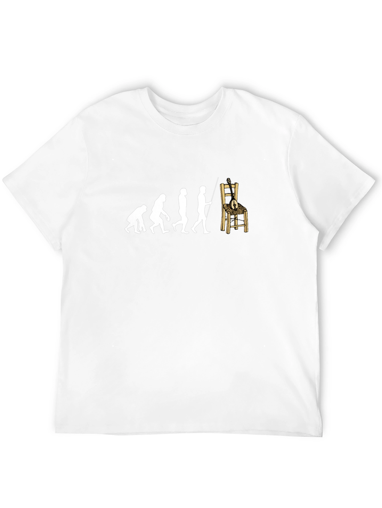 Black Evolution of the Banjo Player T-Shirt view 12