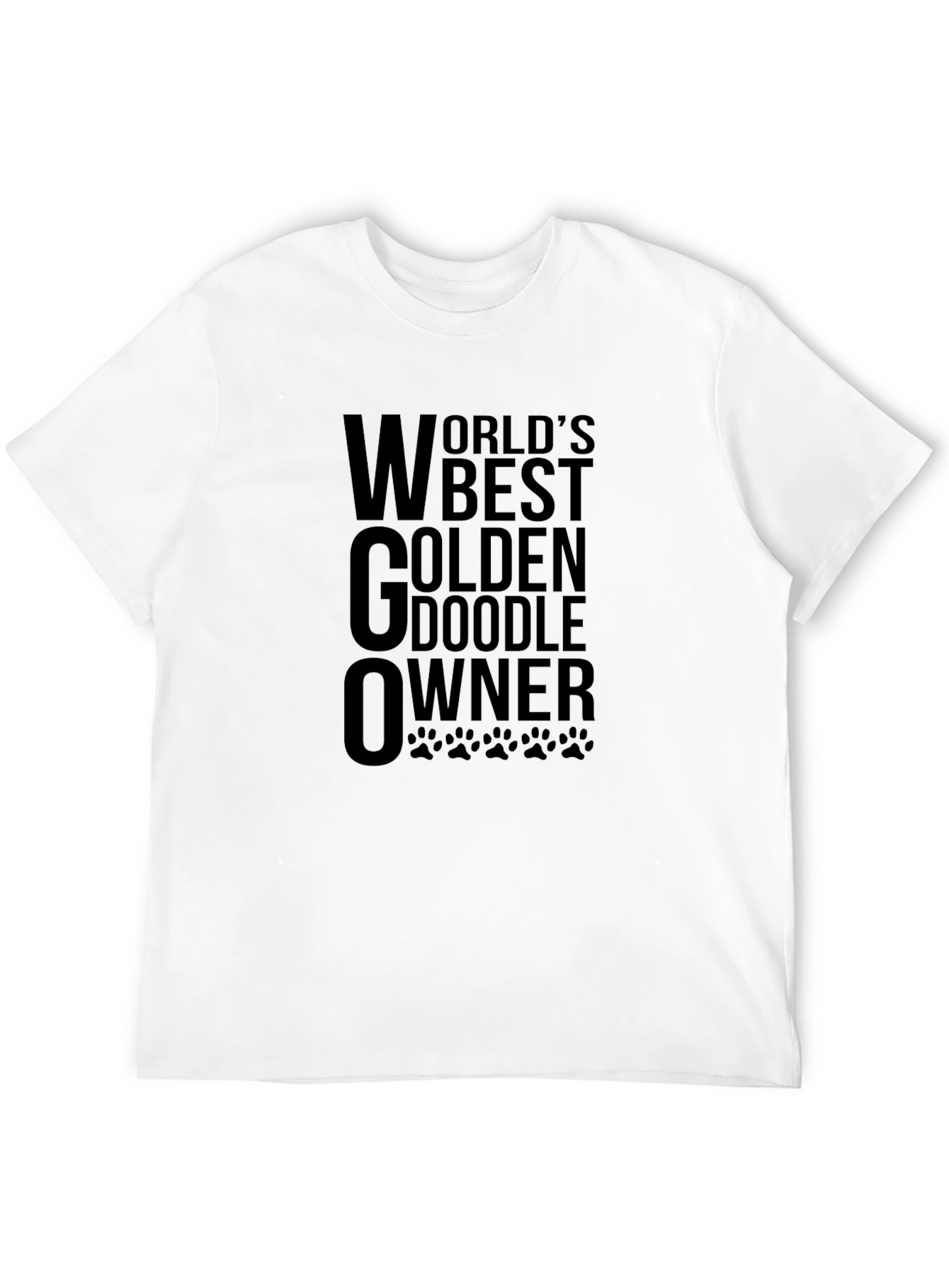 Black World's Best Goldendoodle Owner Black T-Shirt view 12