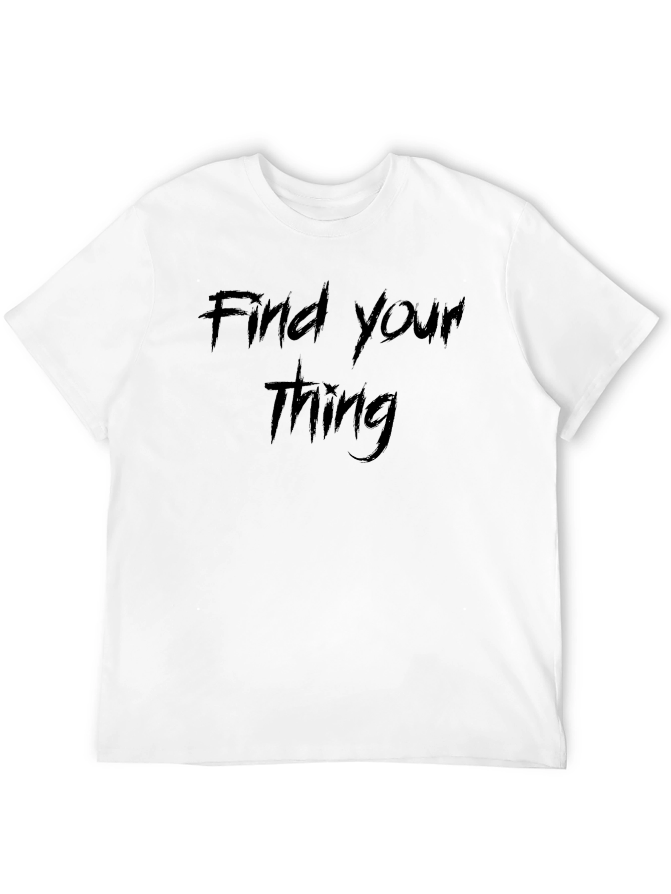 Black Find Your Thing Black T-Shirt view 12