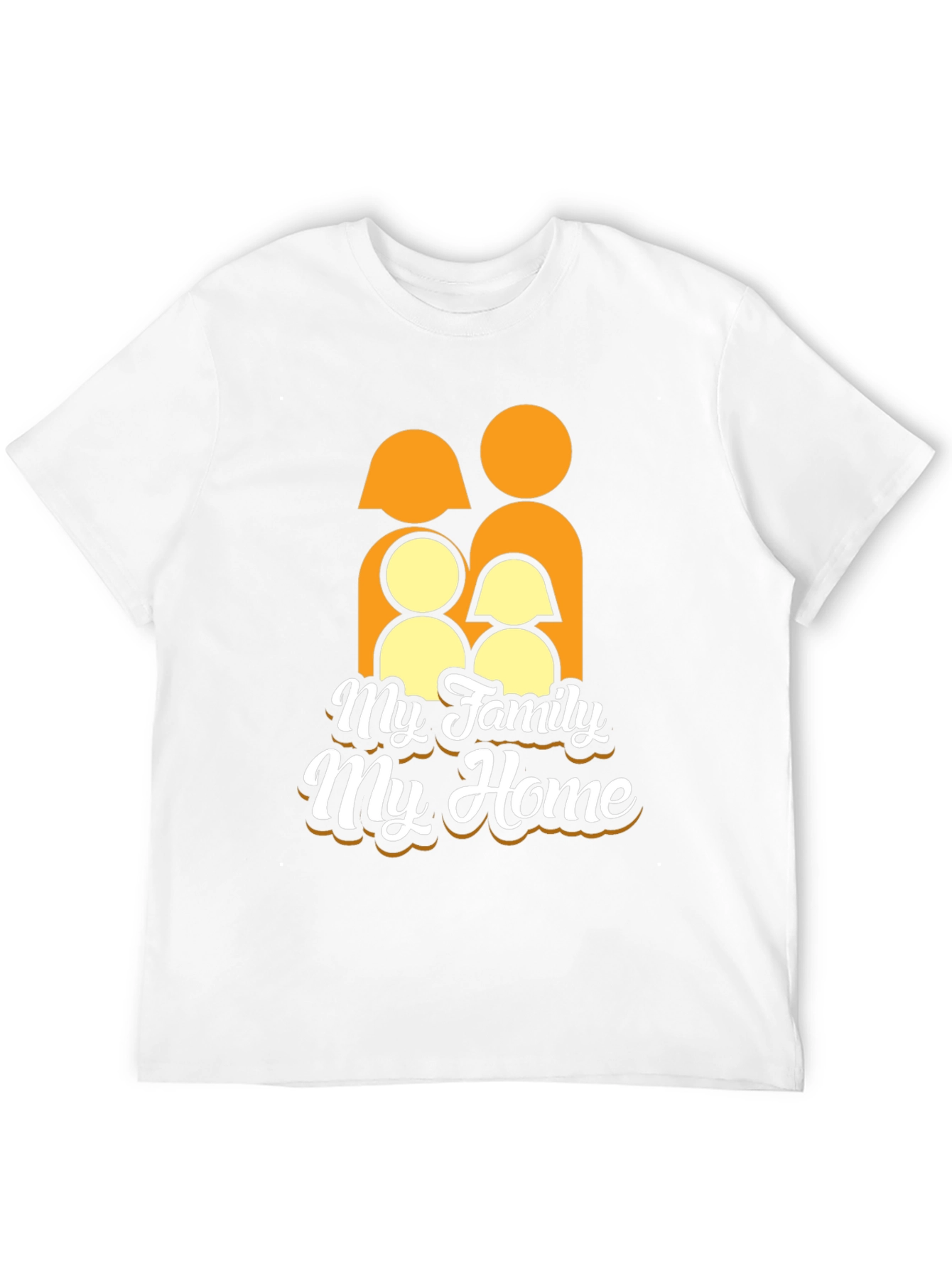 Black Family Home Graphic Tee - Black Unisex T-Shirt view 12