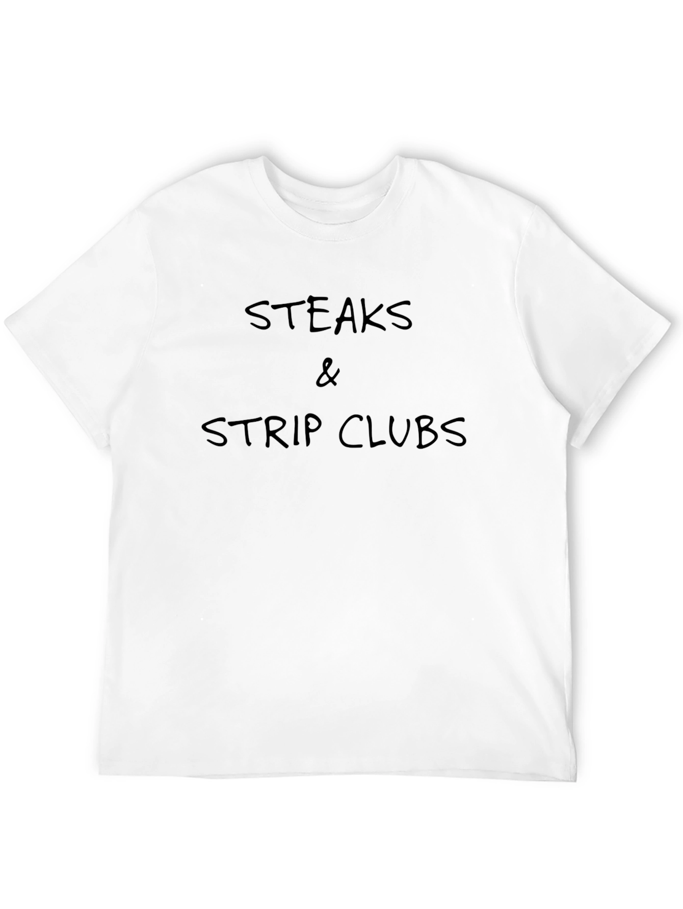 Black Steaks & Strip Clubs Graphic Tee view 12