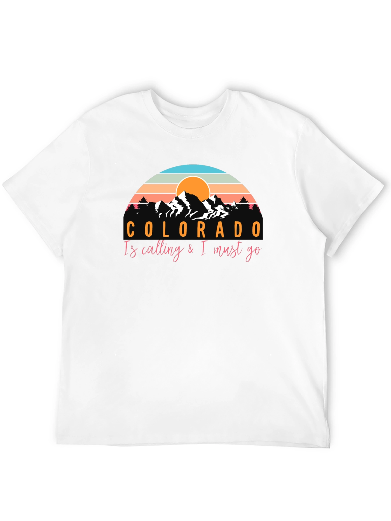 Colorado Calling Graphic Tee - Nature Lover's T-Shirt - 12