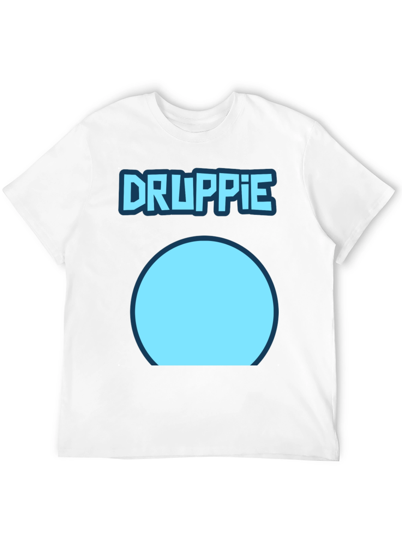 Black Droopie Graphic Tee - Men's Black T-Shirt view 12