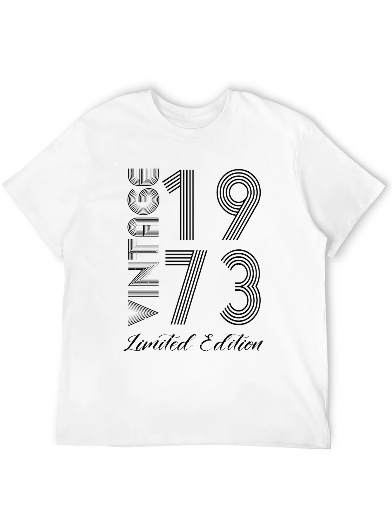 Black Vintage 1973 Limited Edition Black Graphic T-Shirt view 12