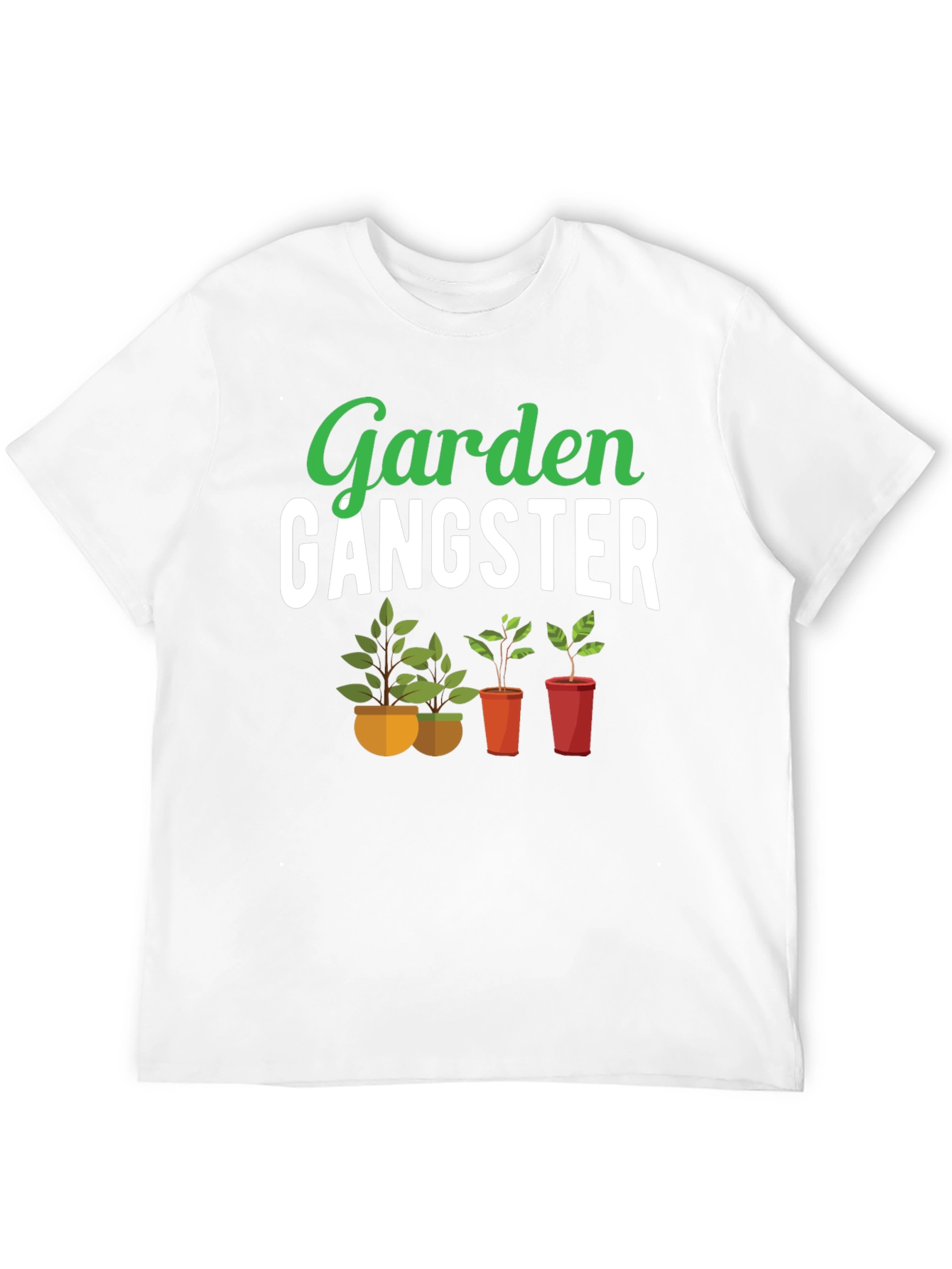 Black Garden Gangster T-Shirt - Gardening Humor Tee view 12