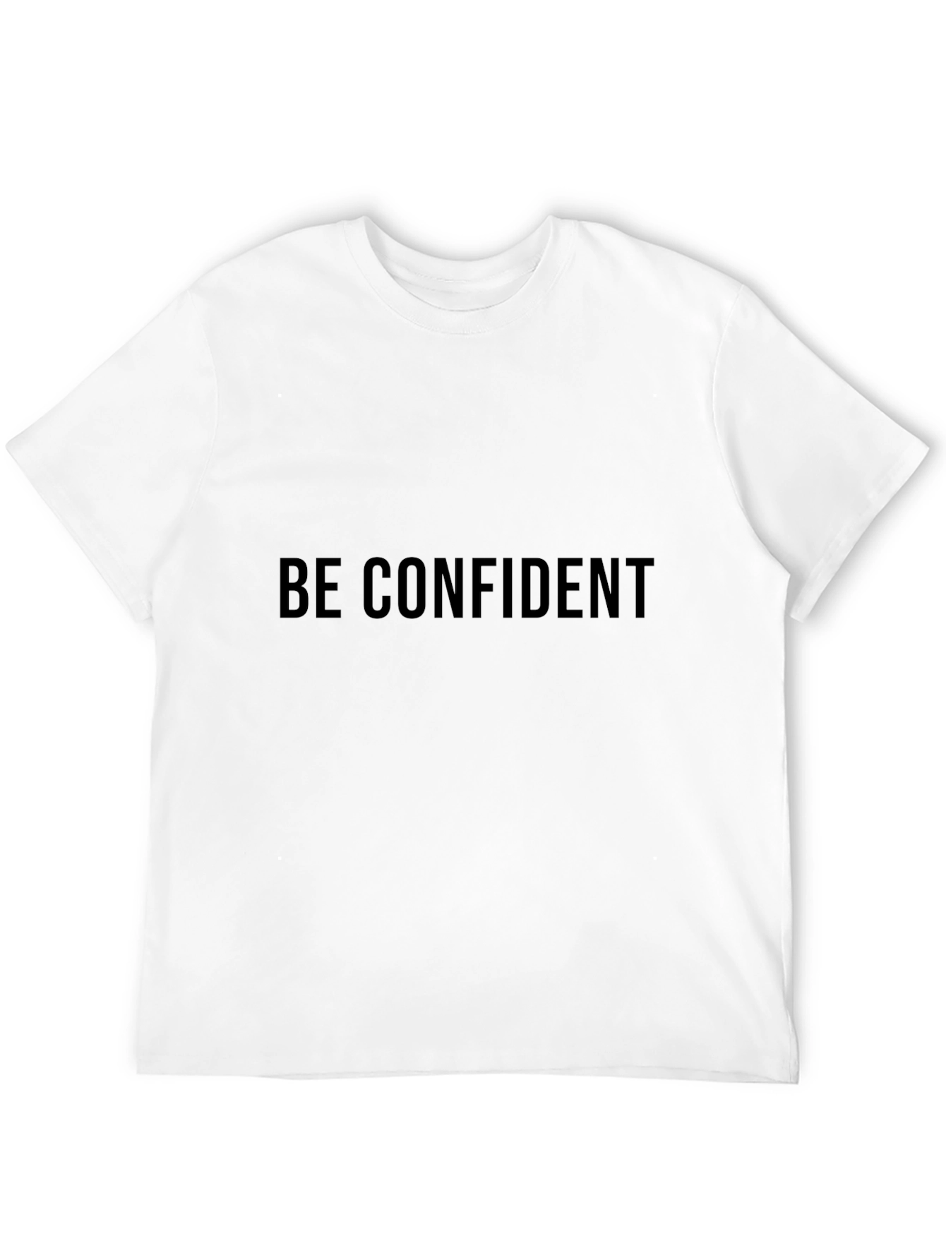Black Be Confident Black T-Shirt view 12