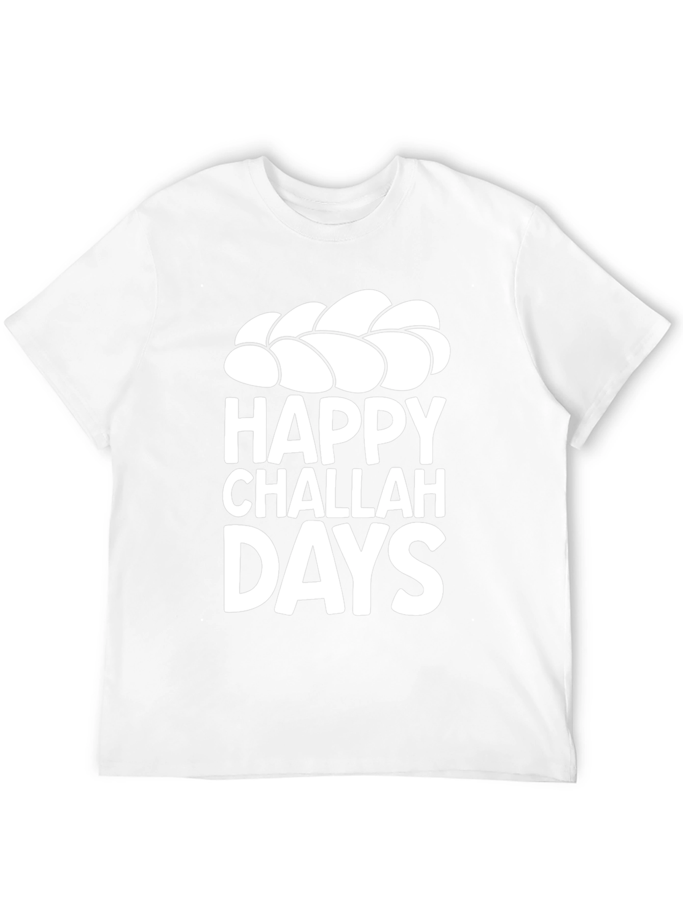 Black Happy Challah Days Graphic Tee view 12