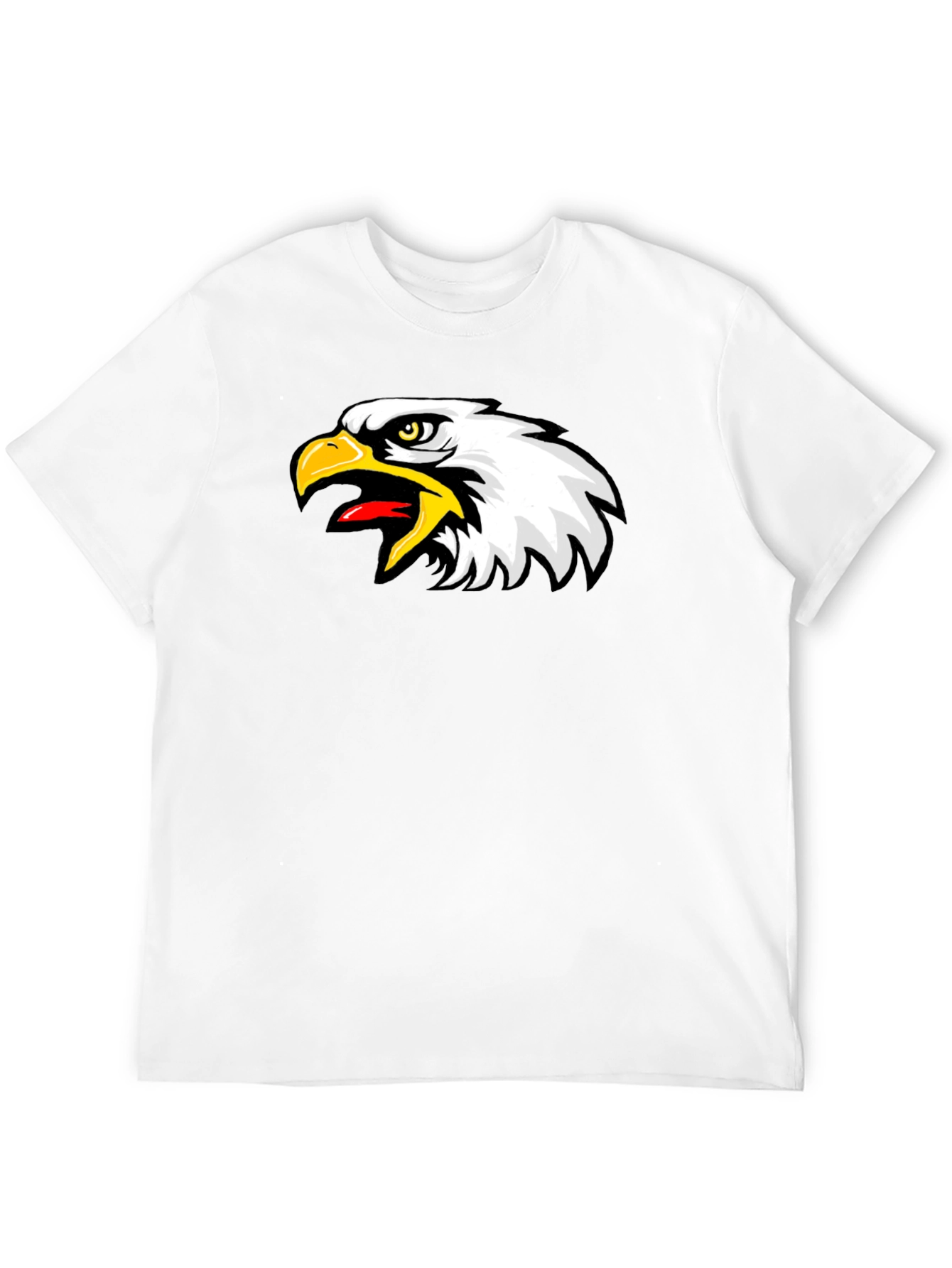 Black Eagle Graphic Black T-Shirt - Bold Bird Design view 12