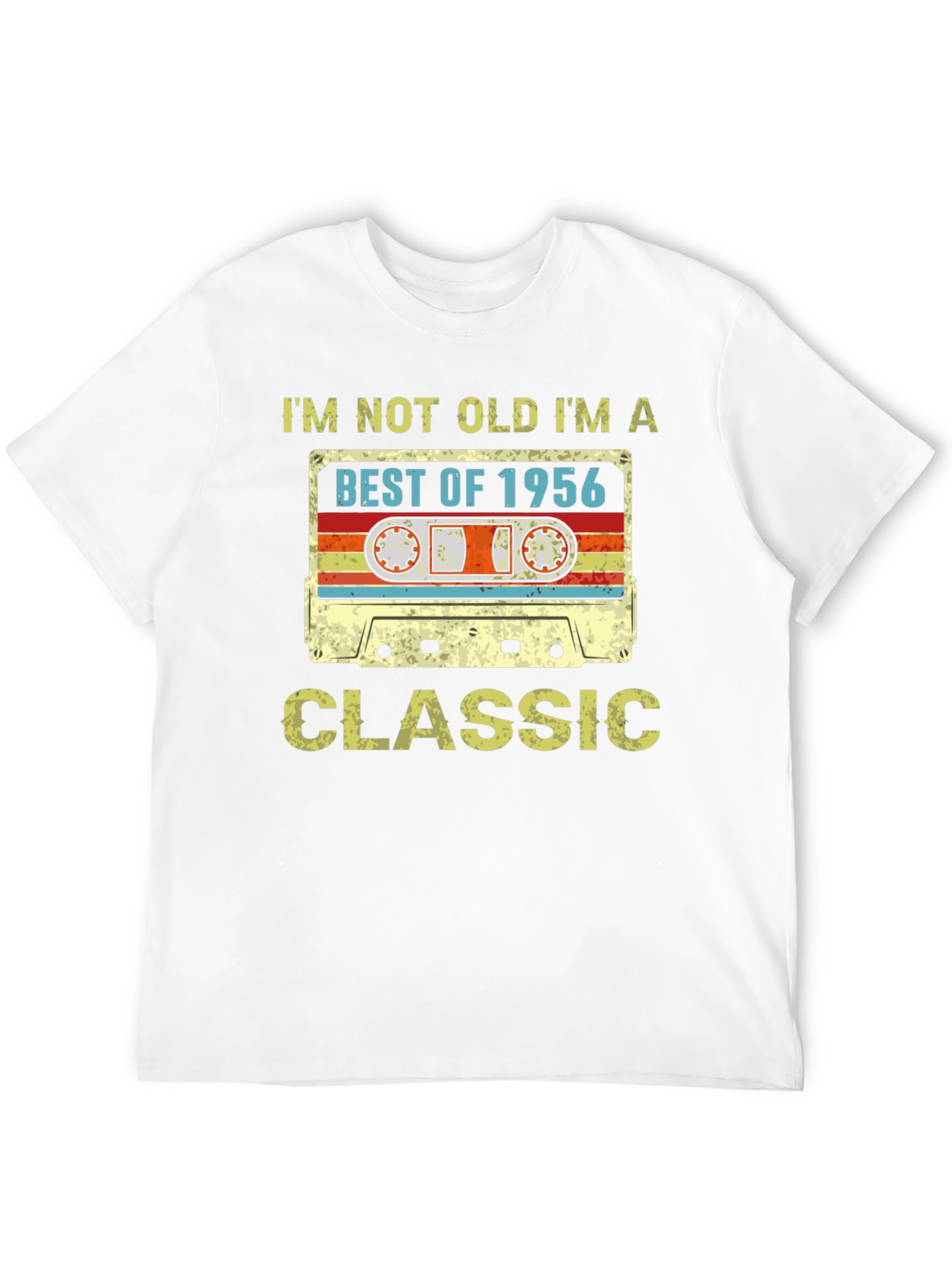 Black Best of 1956 Classic Cassette T-Shirt view 12