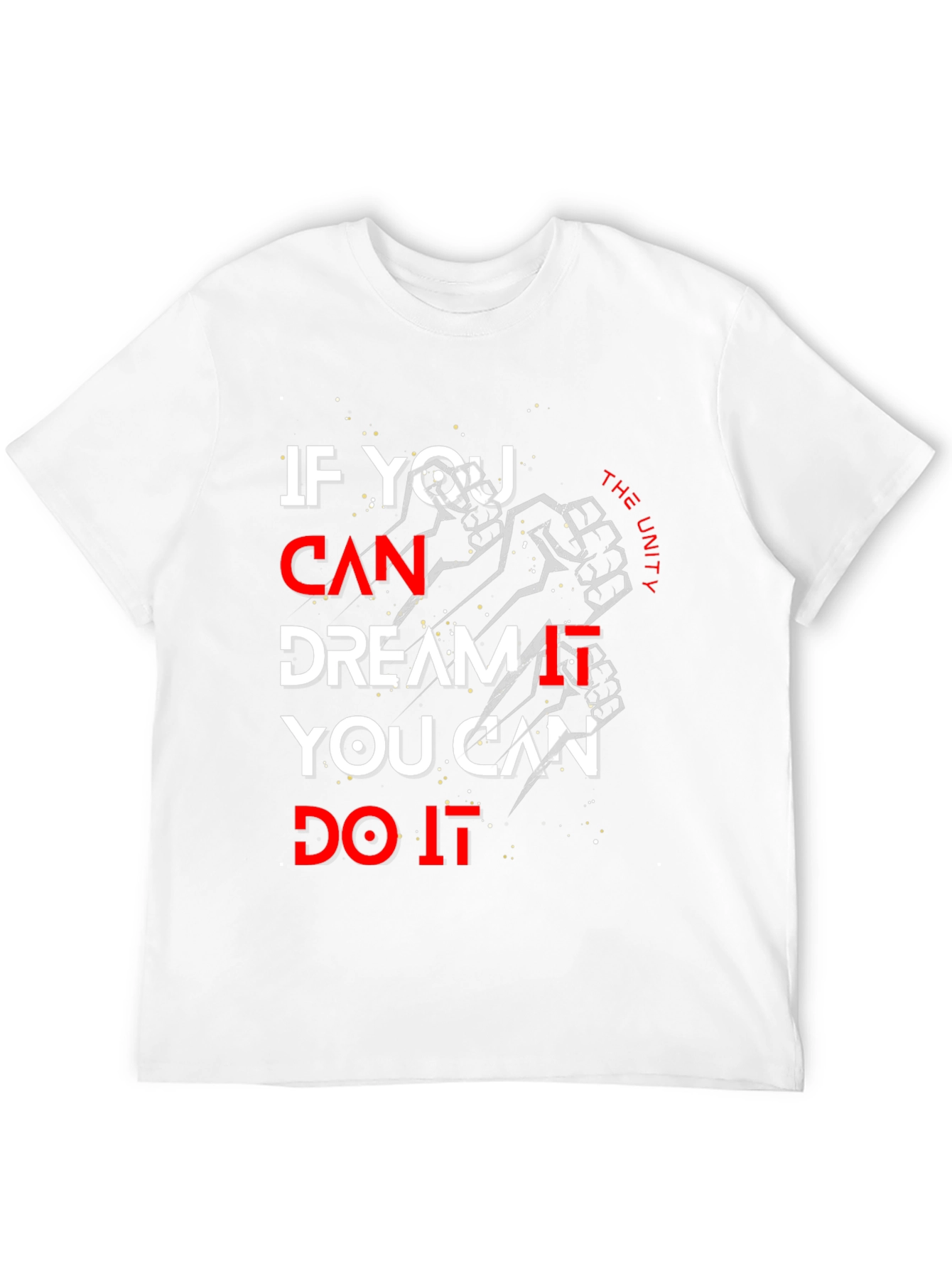 Black Inspirational Graphic Tee - If You Can Dream It, Do It! view 12