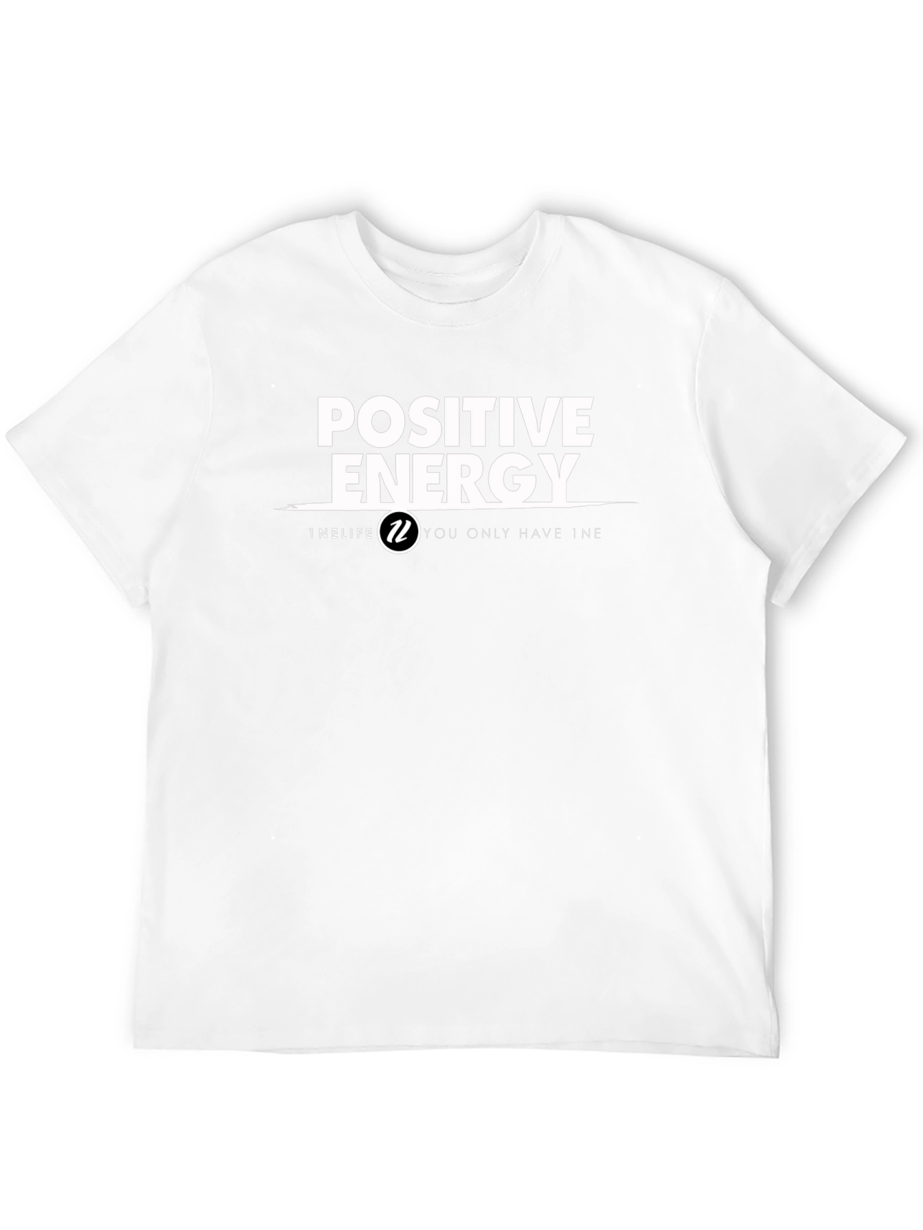 Black Positive Energy 1N Life T-Shirt view 12