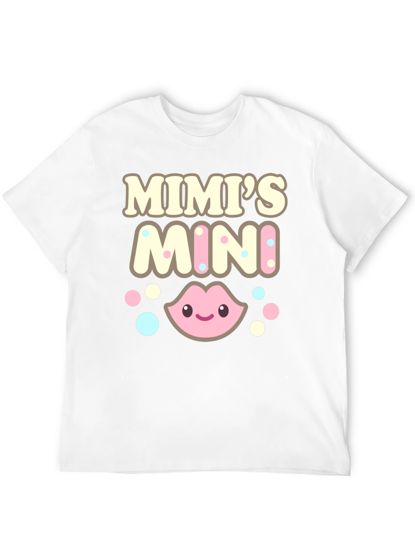 Black Mimi's Mini T-Shirt Cute Matching Family Outfit view 12
