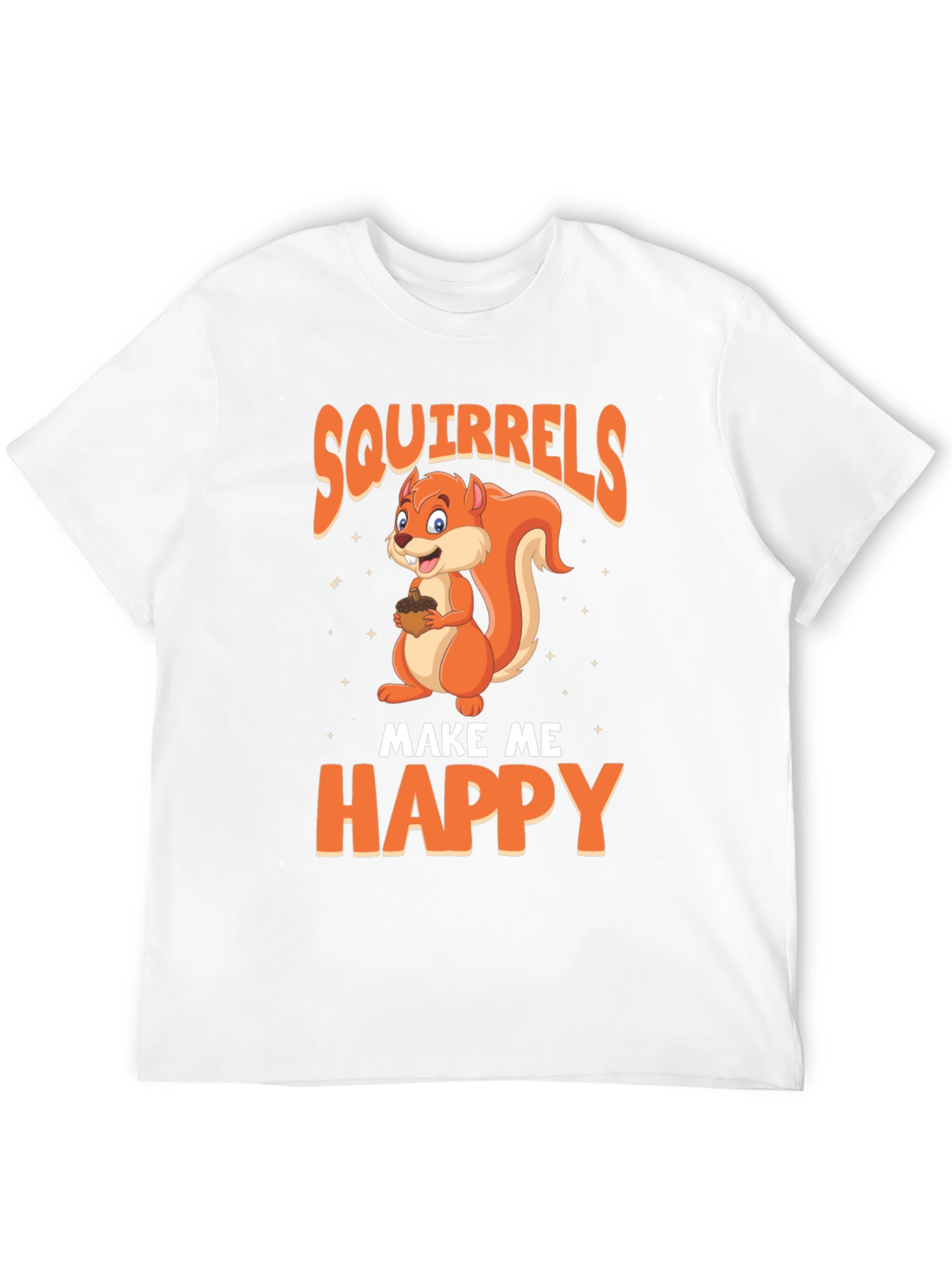 Black Squirrels Make Me Happy T-Shirt view 12