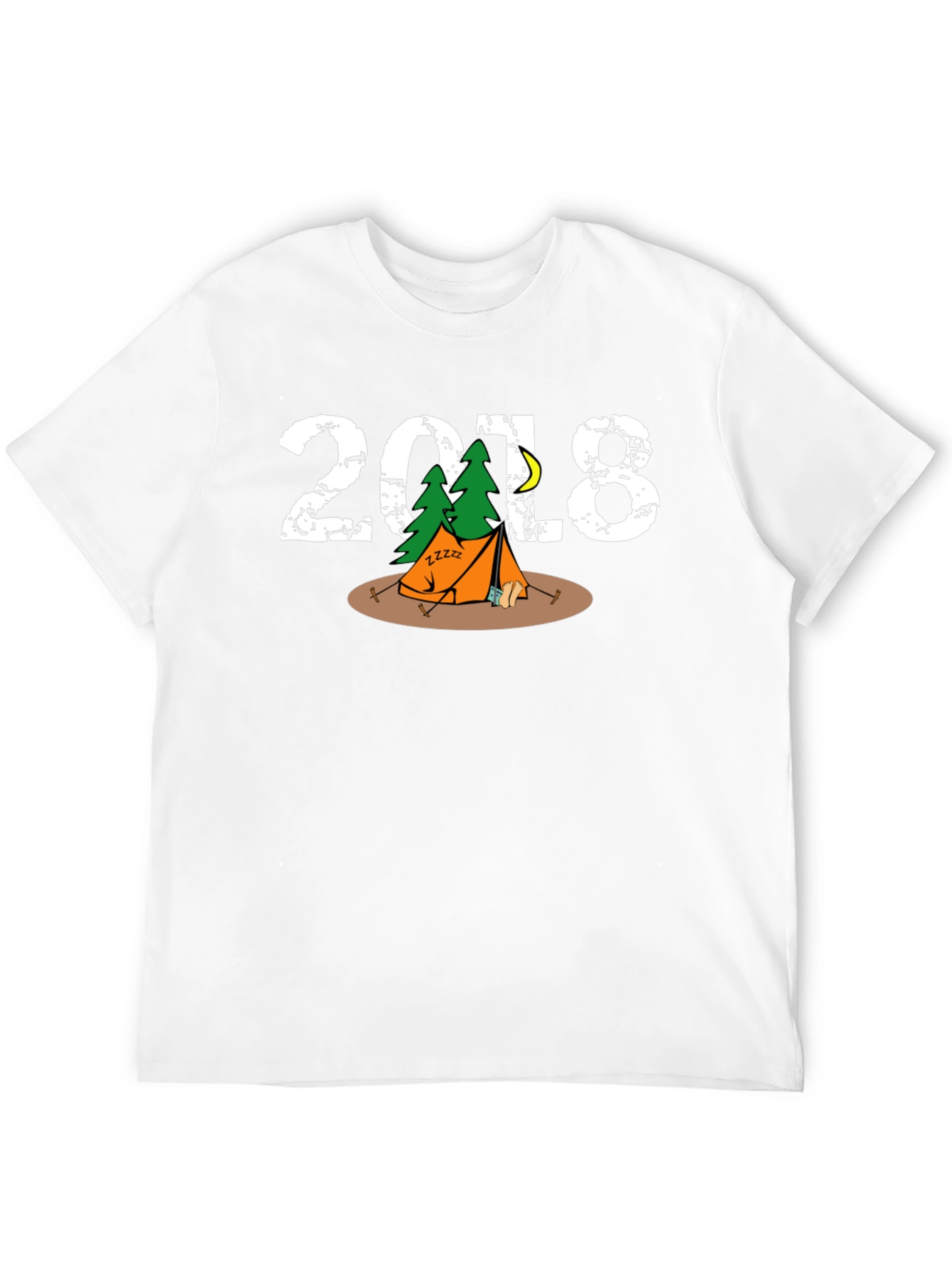 Black Camping Trip 2018 Graphic T-Shirt view 12