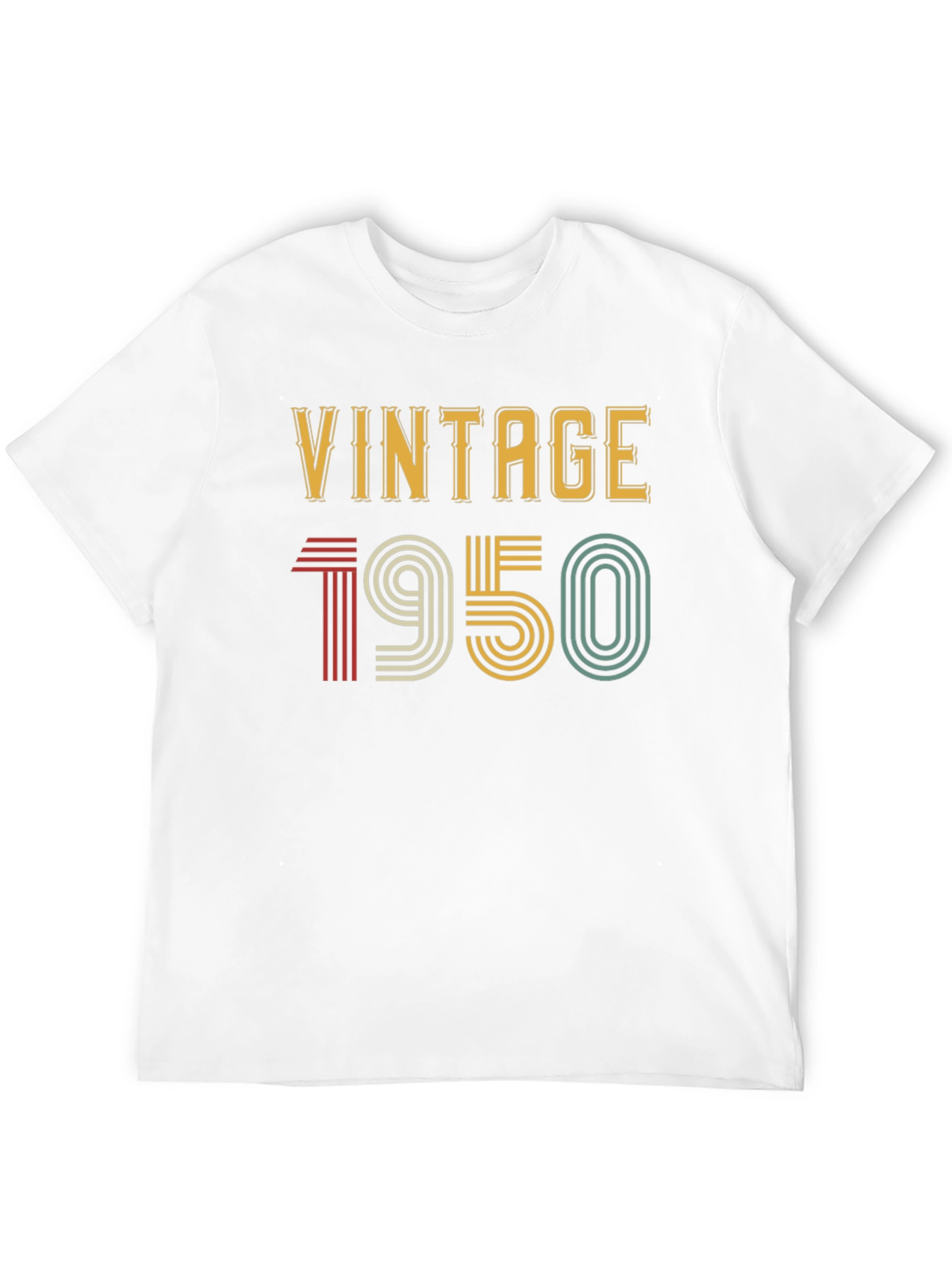 Black Vintage 1950 T-Shirt - Retro Style view 12