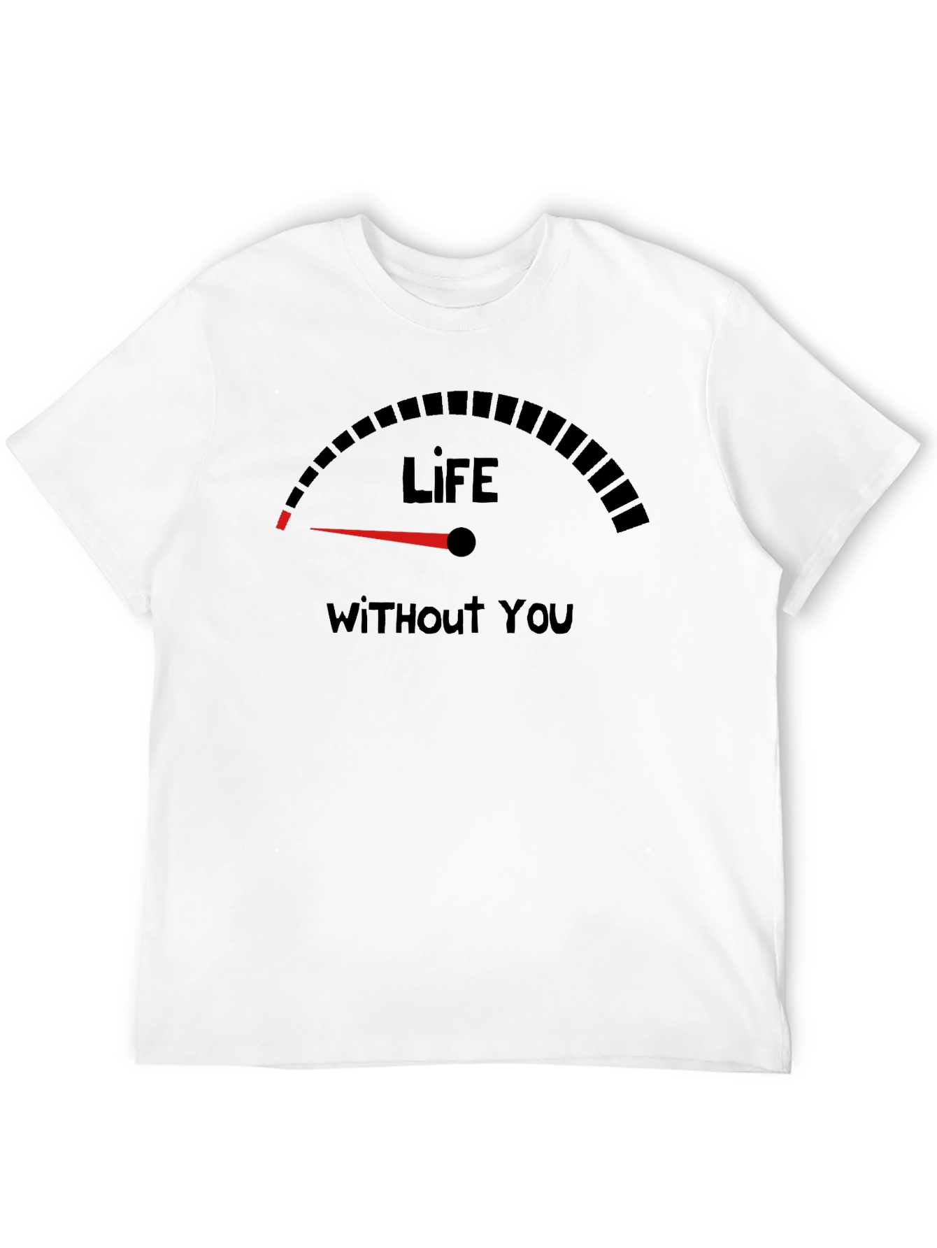 Black Life Without You T-Shirt - Express Your Feelings view 12