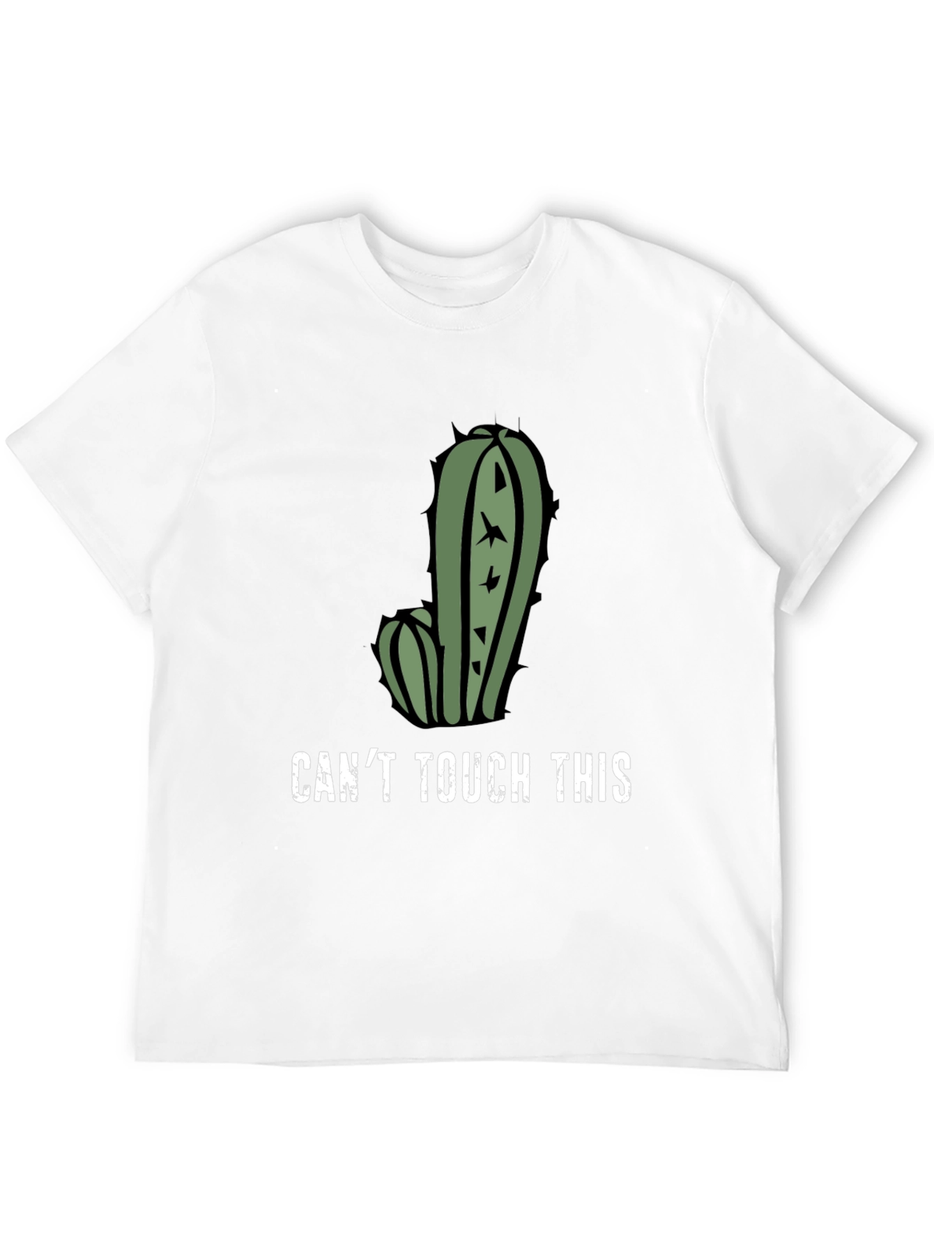 Black Can't Touch This Cactus Graphic T-Shirt view 12