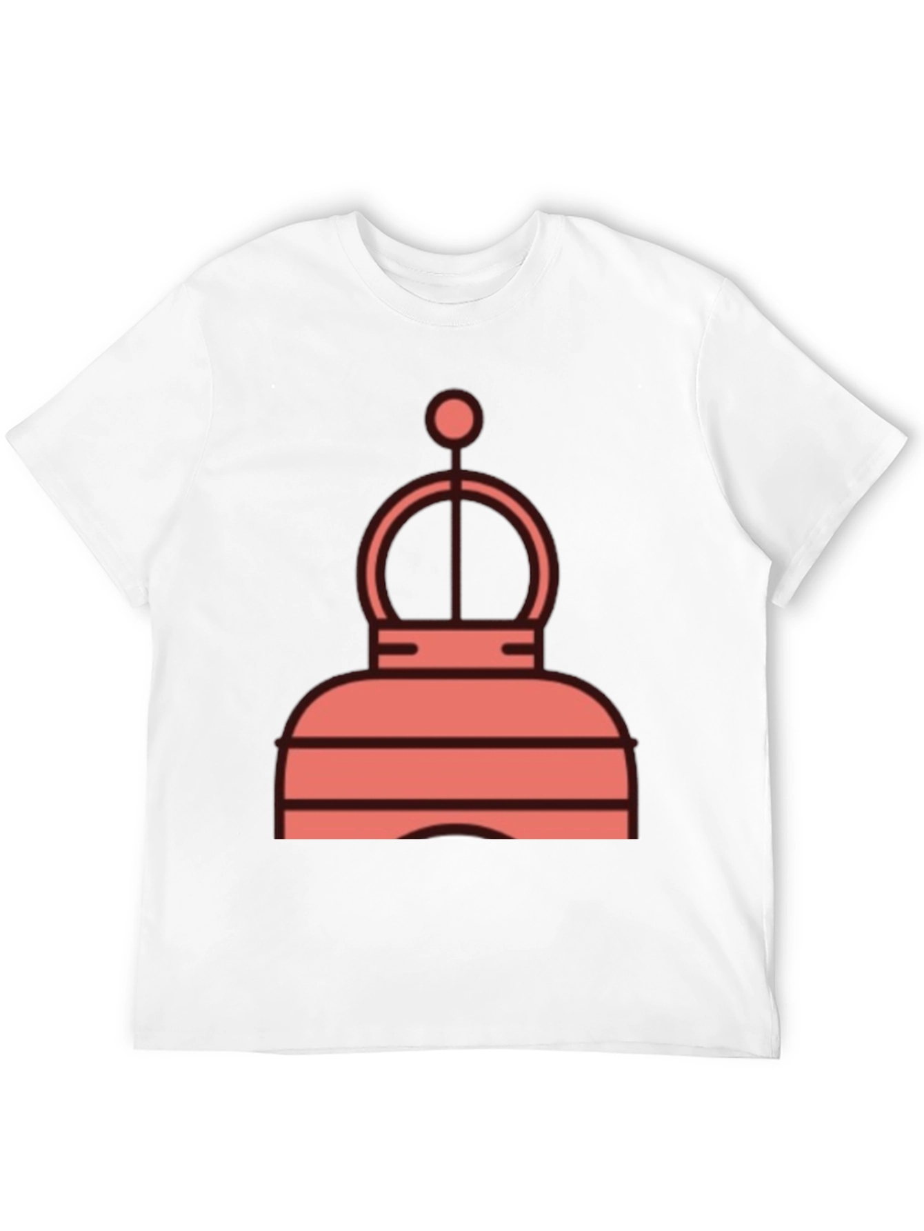 Black Abstract Crown Graphic T-Shirt - Modern Style view 12