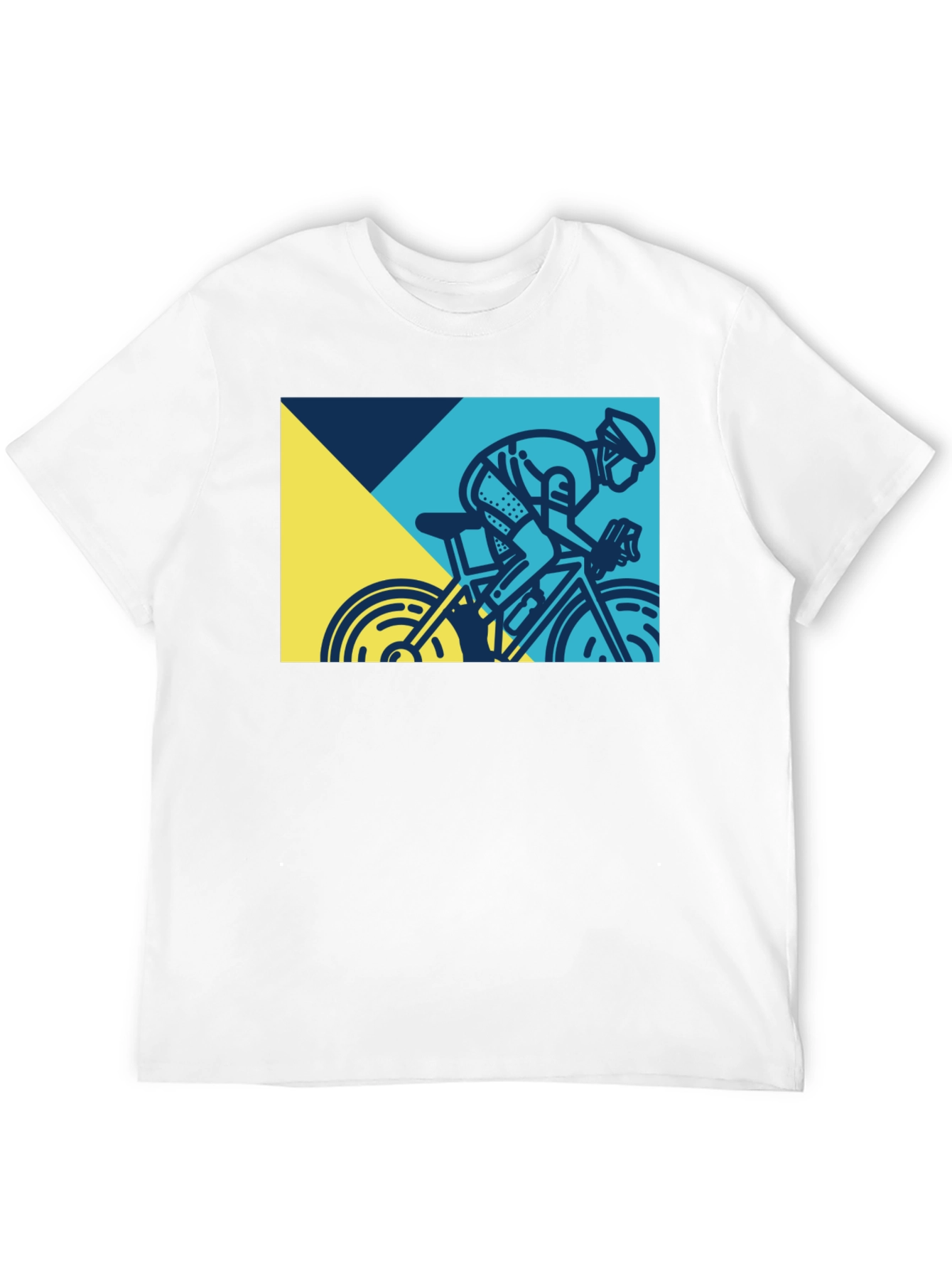 Cycling Graphic Tee - Men's Black T-Shirt - 12