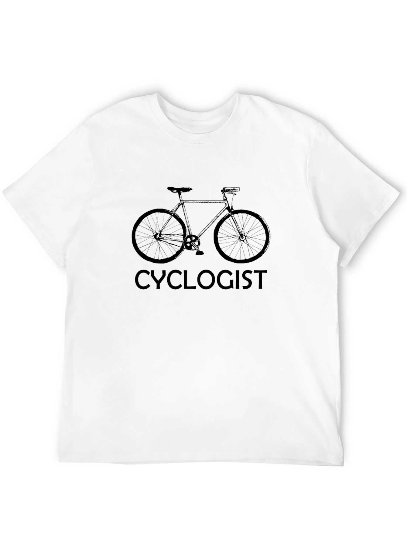 Black Cyclologist Bike Graphic T-Shirt - Black view 12