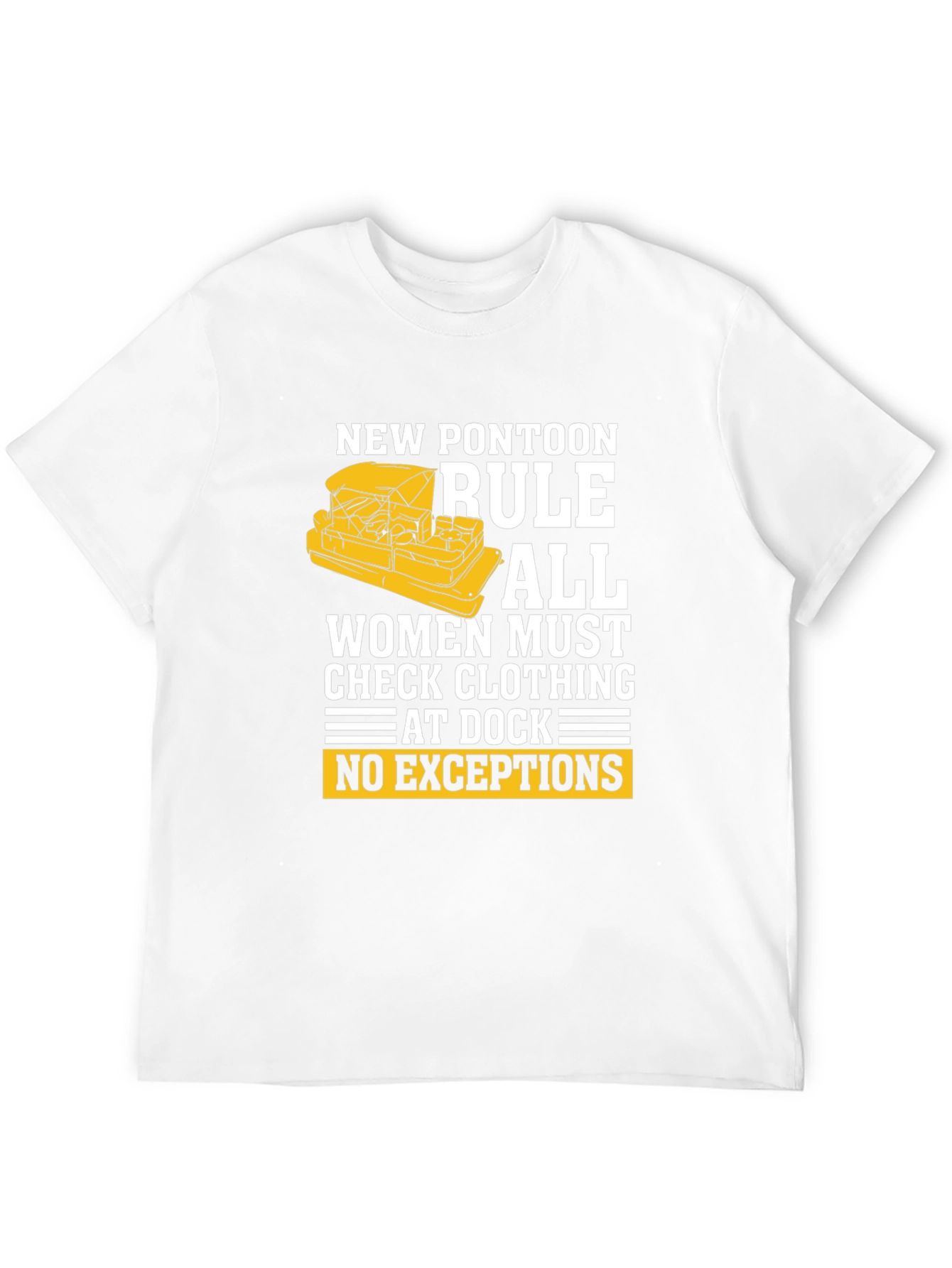 Black New Pontoon Rule T-Shirt - Women's Clothing Check! view 12