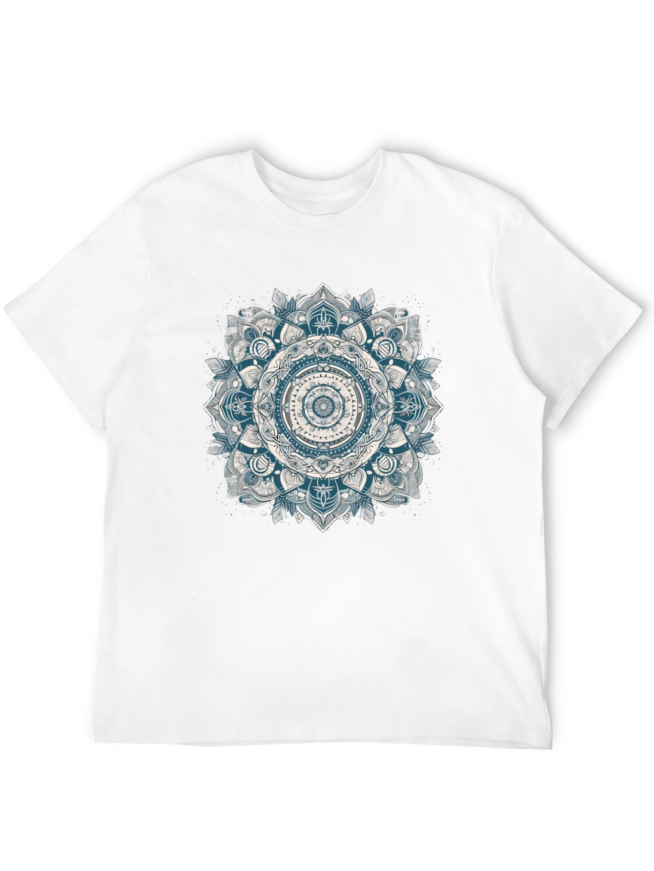 Black Mandala Graphic Black T-Shirt view 12