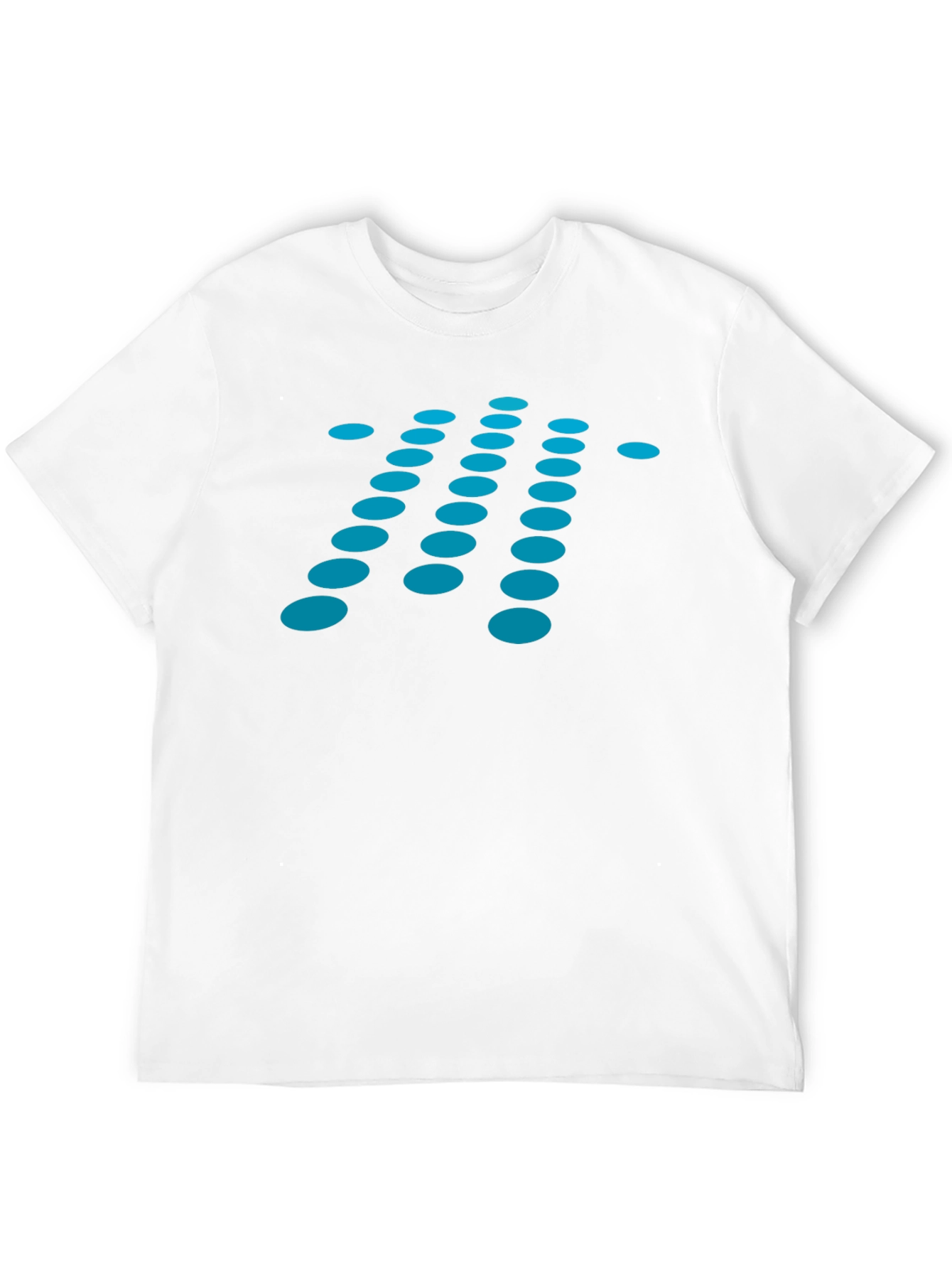 Black Abstract Pattern Black T-Shirt view 12