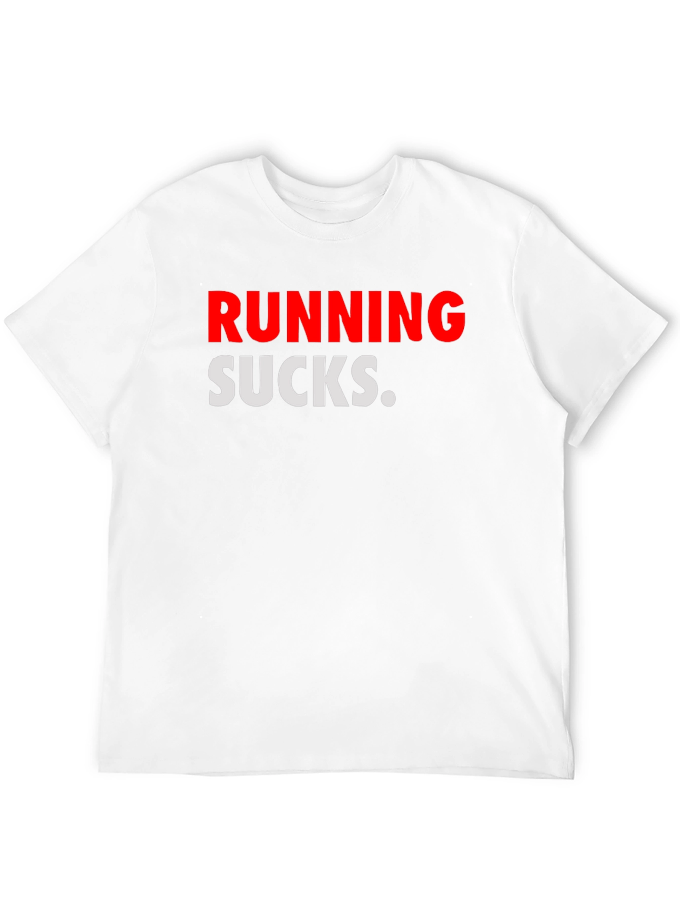 Black Running Sucks Graphic Tee view 12