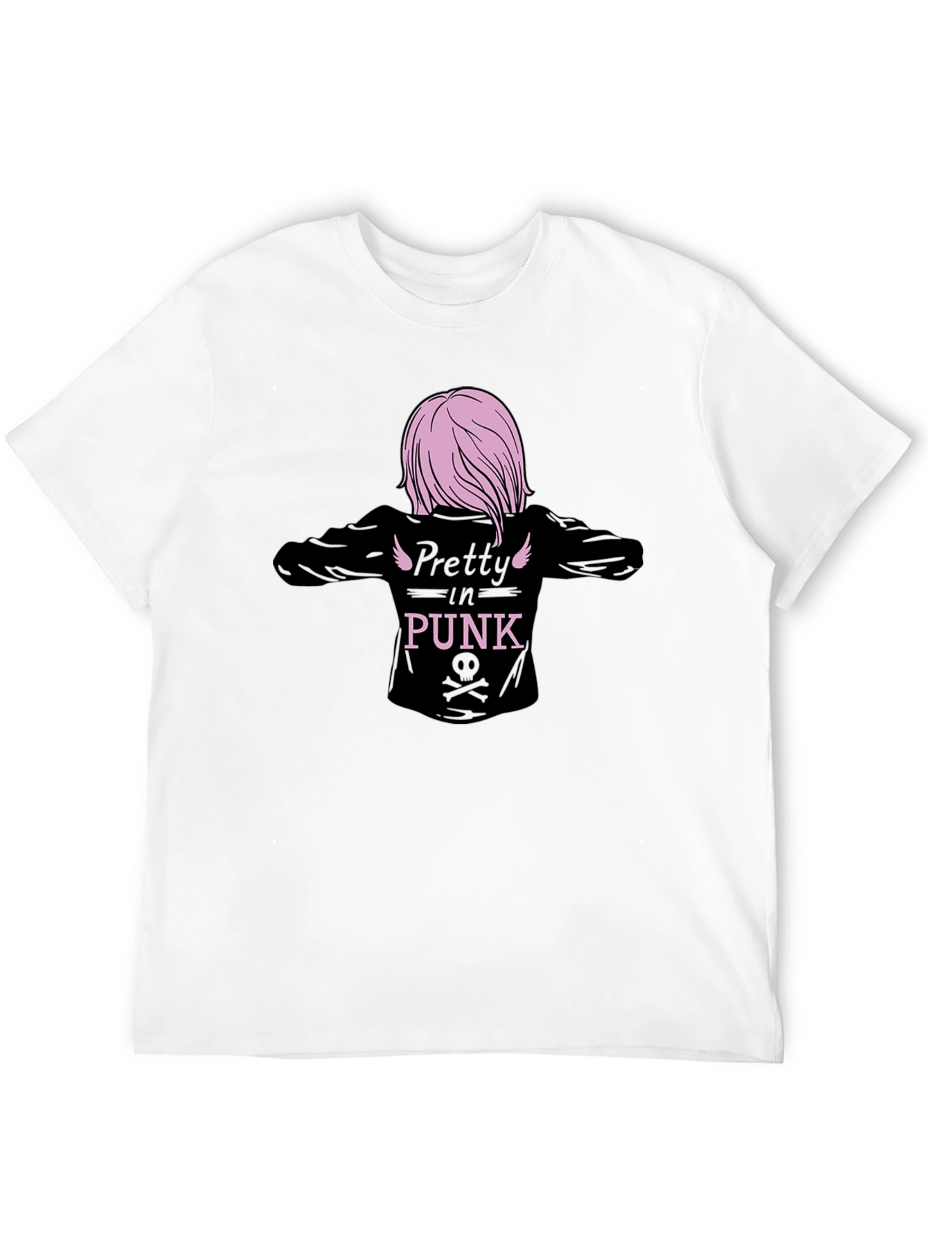 Black Pretty in Punk Graphic T-Shirt view 12