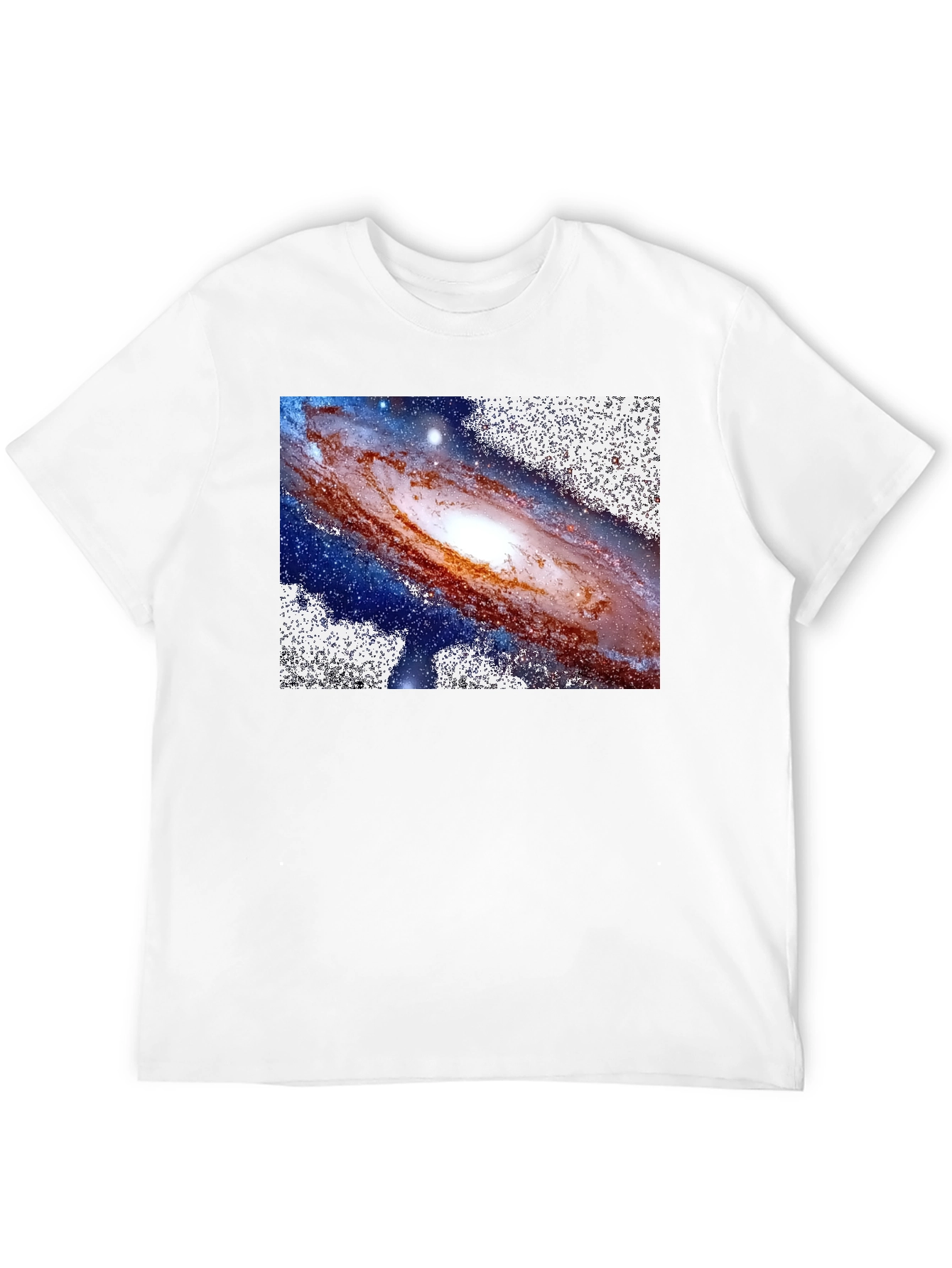 Black Galaxy Graphic Tee - Black Unisex T-Shirt view 12