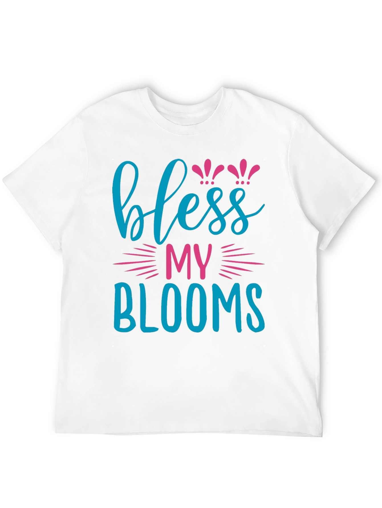 Black Bless My Blooms Graphic T-Shirt view 12