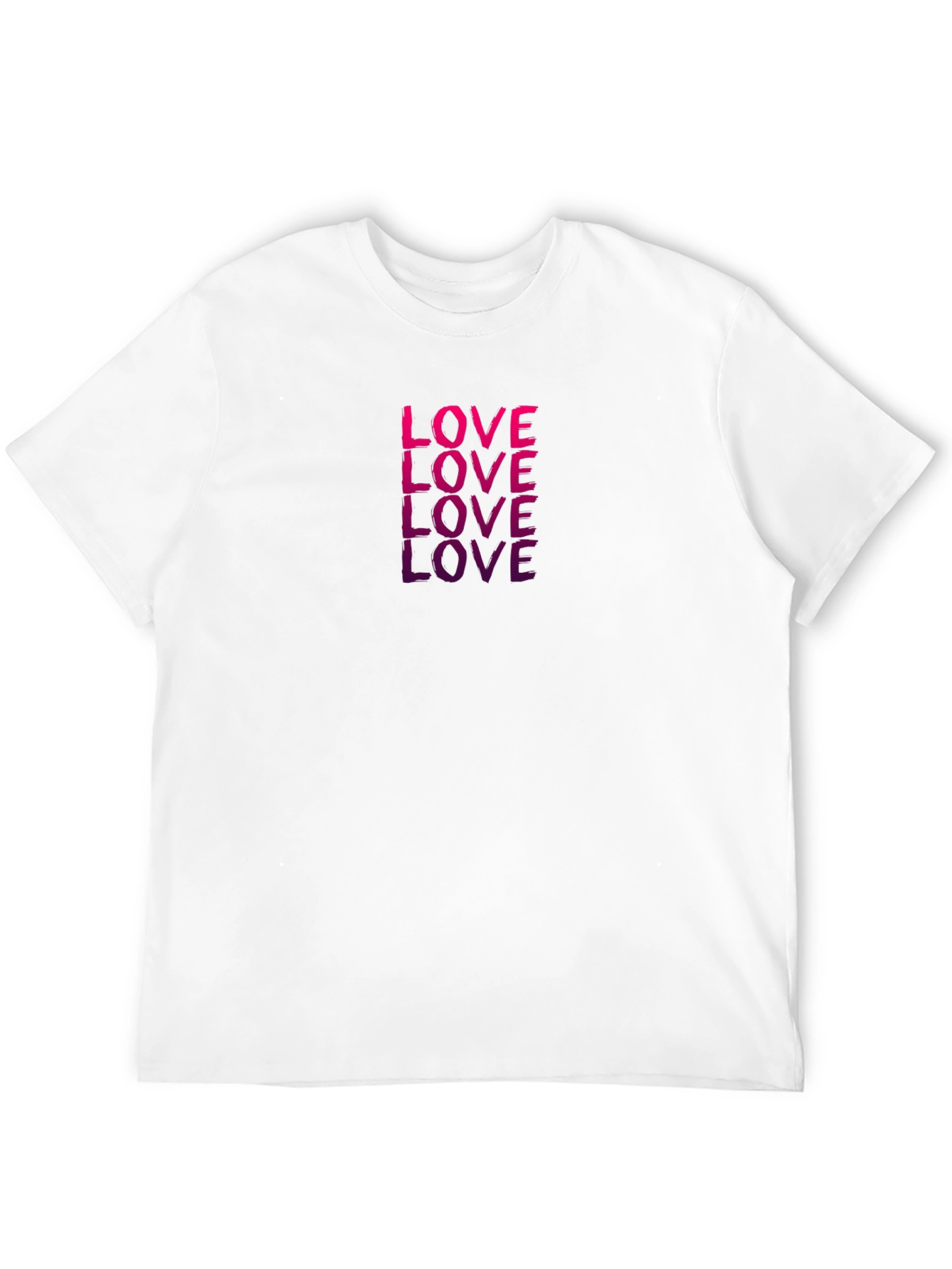 Black Love Graphic Print Tee - Black Short Sleeve T-Shirt view 12