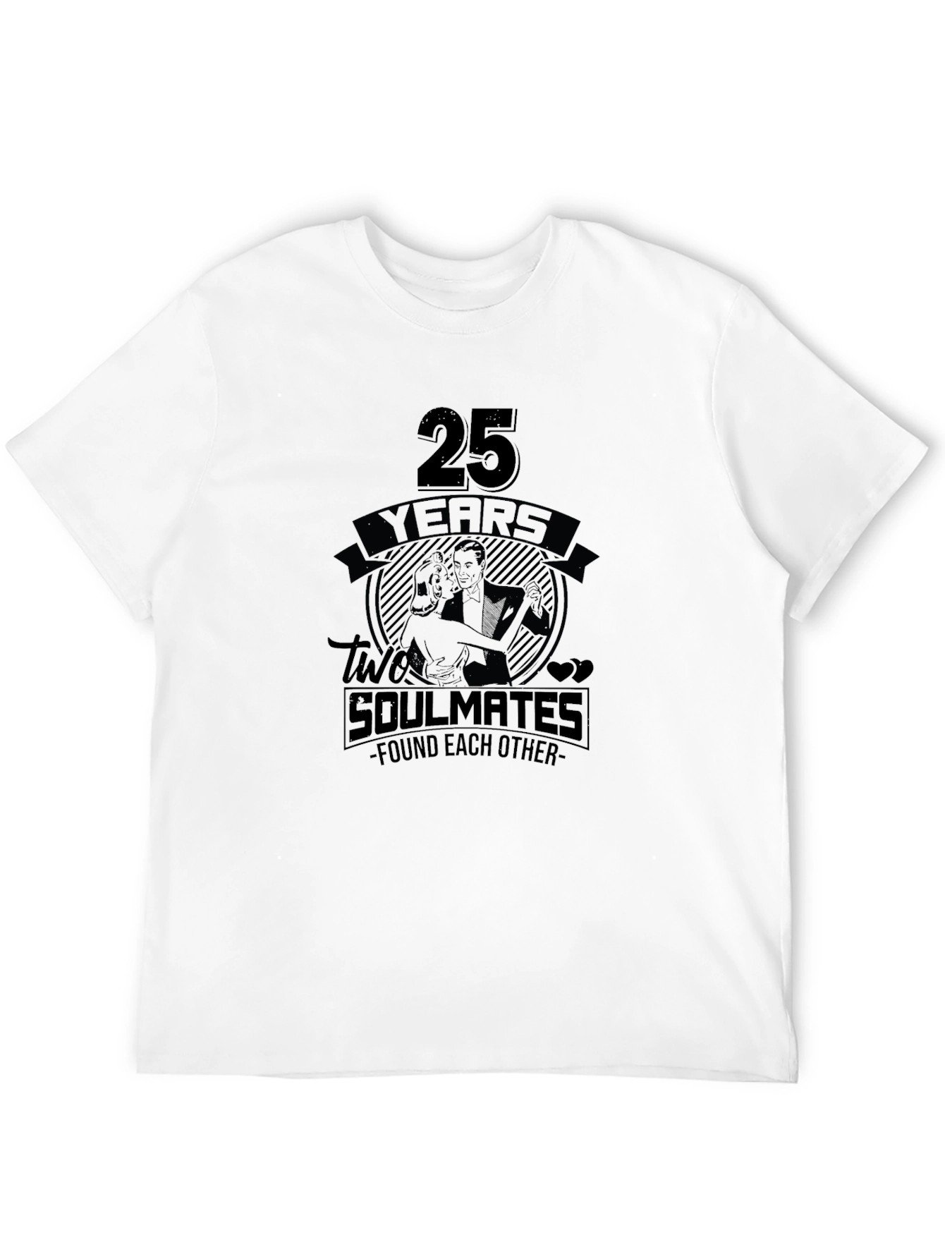 Black 25th Anniversary Soulmates T-Shirt view 12