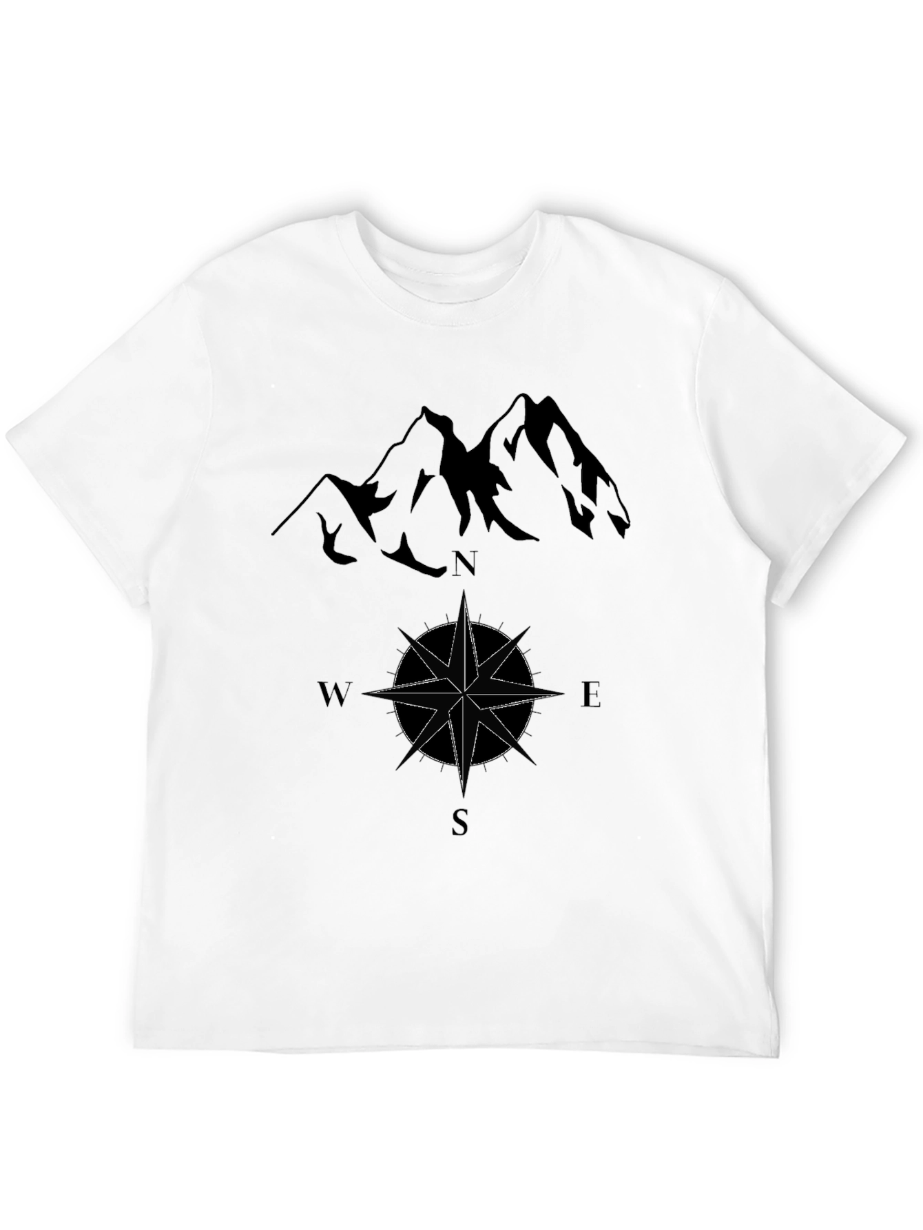 Black Mountain & Compass Graphic Tee view 12