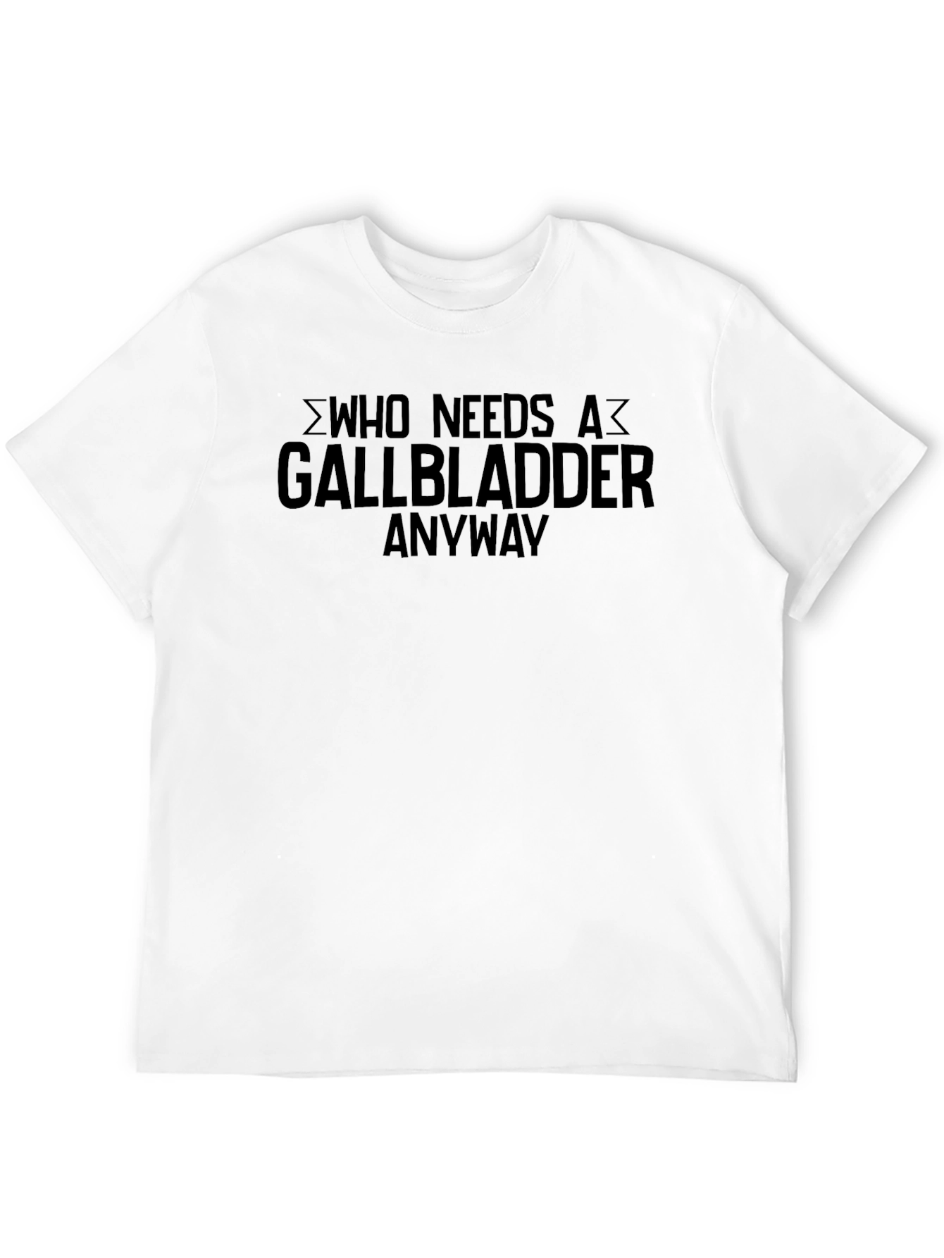 Black Gallbladder Humor T-Shirt view 12