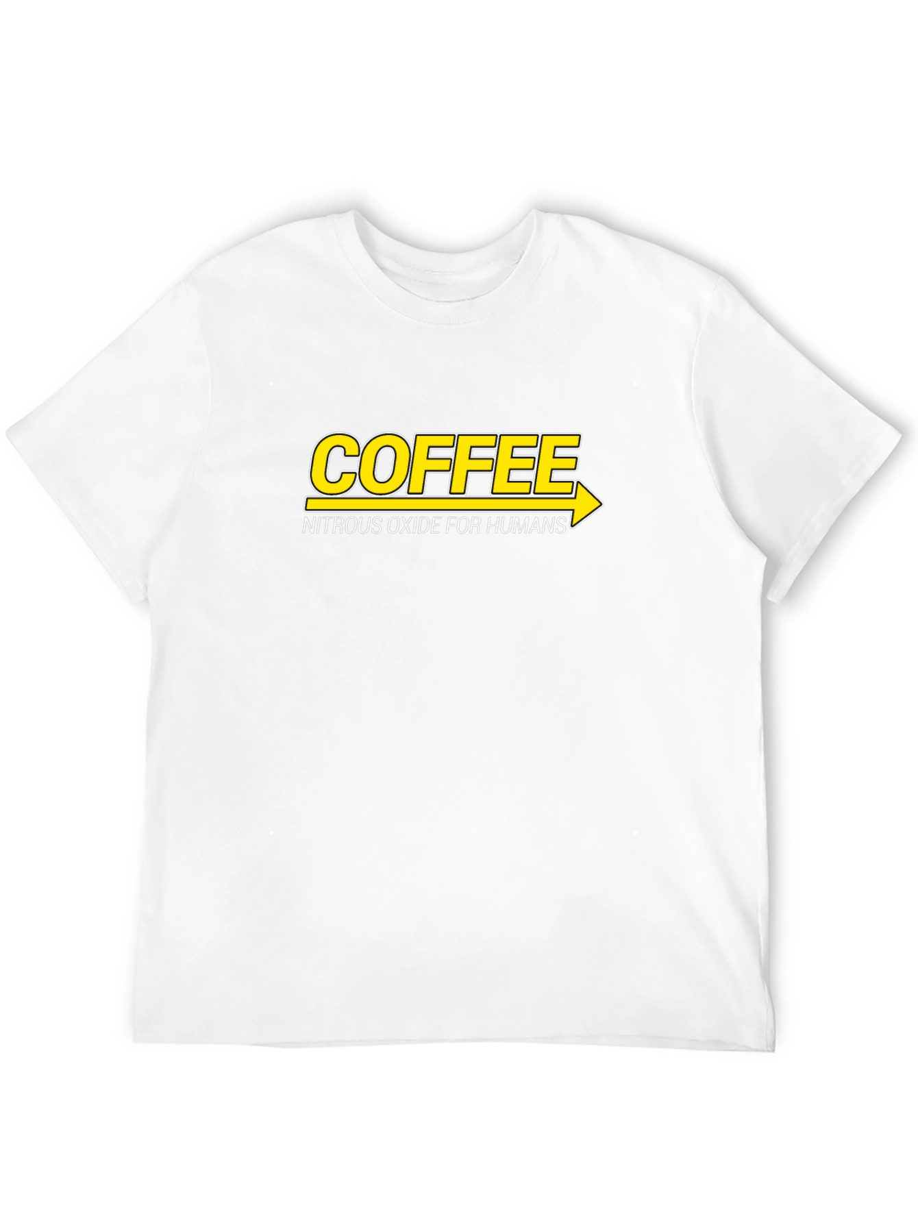 Black Coffee Nitrous Oxide Humor T-Shirt view 12