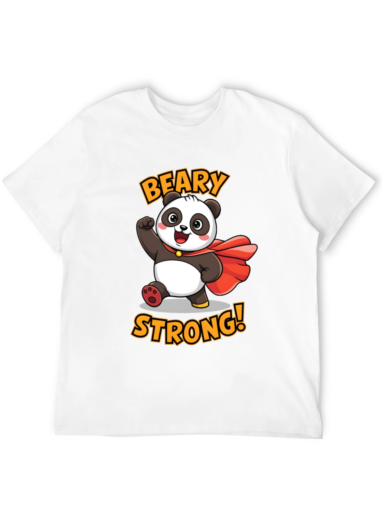 Black Beary Strong Panda Graphic Tee view 12