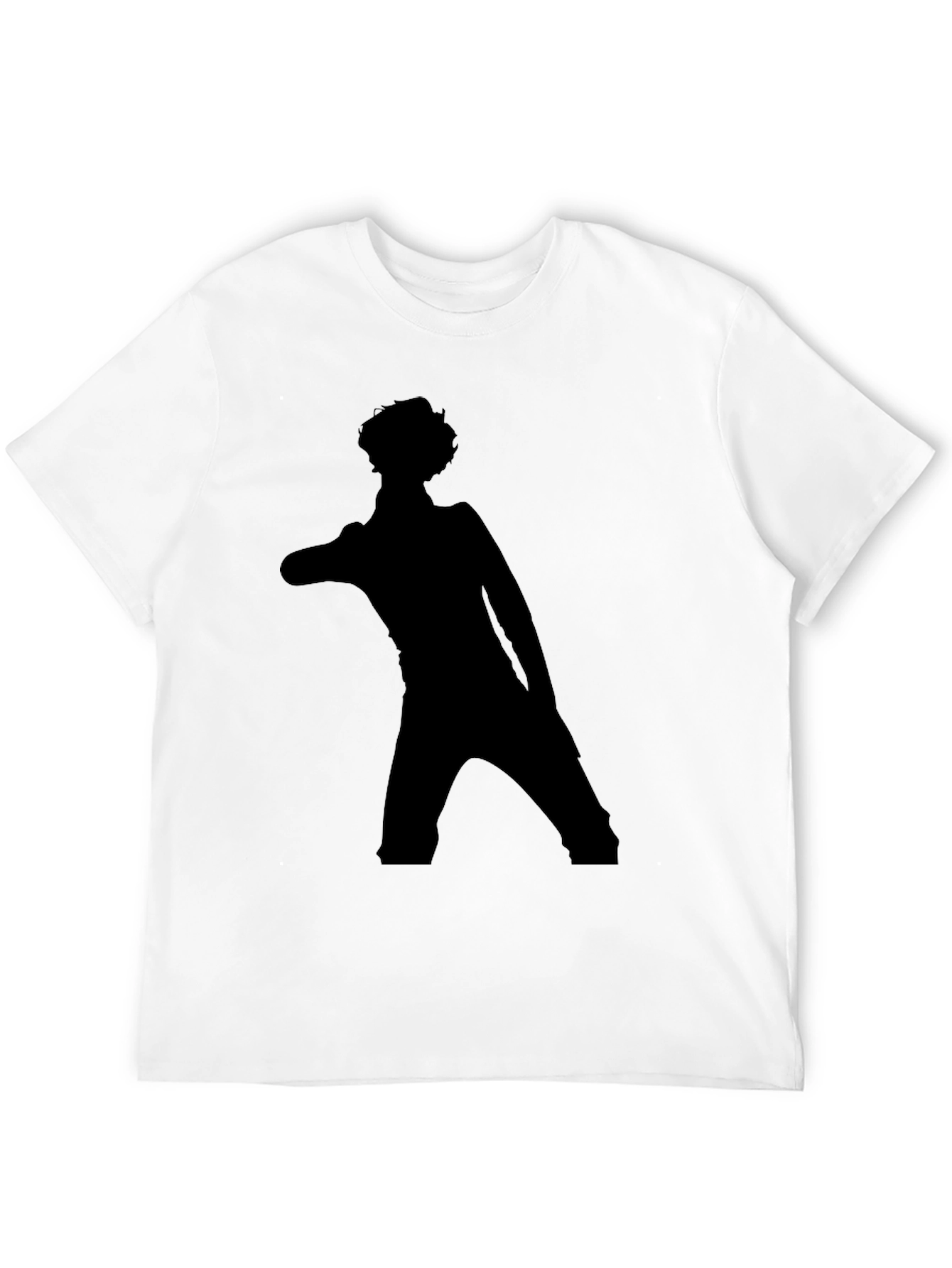 Black Silhouette Graphic Tee - Classic Black view 12
