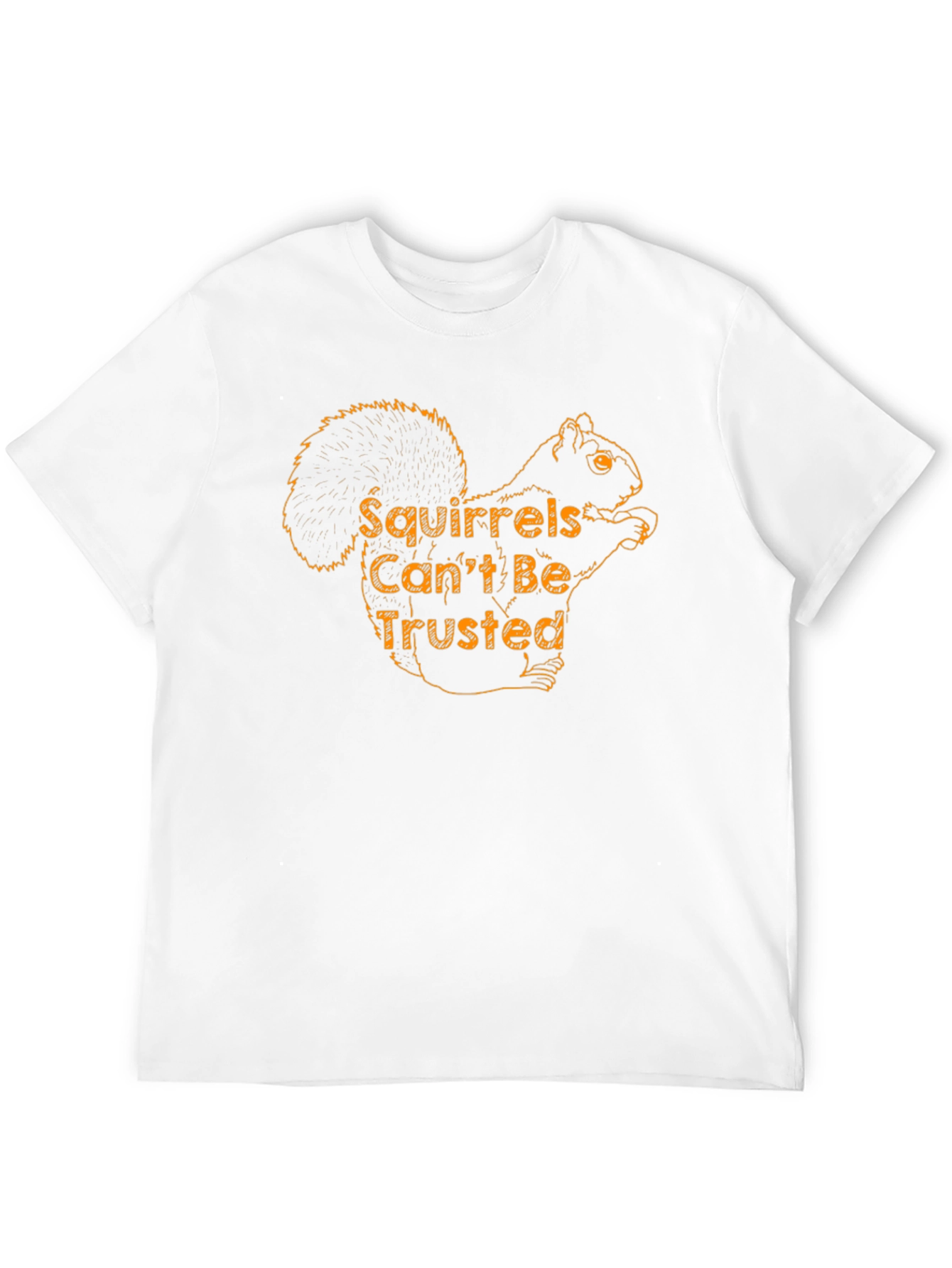 Black Squirrels Can't Be Trusted T-Shirt - Funny Squirrel Tee view 12