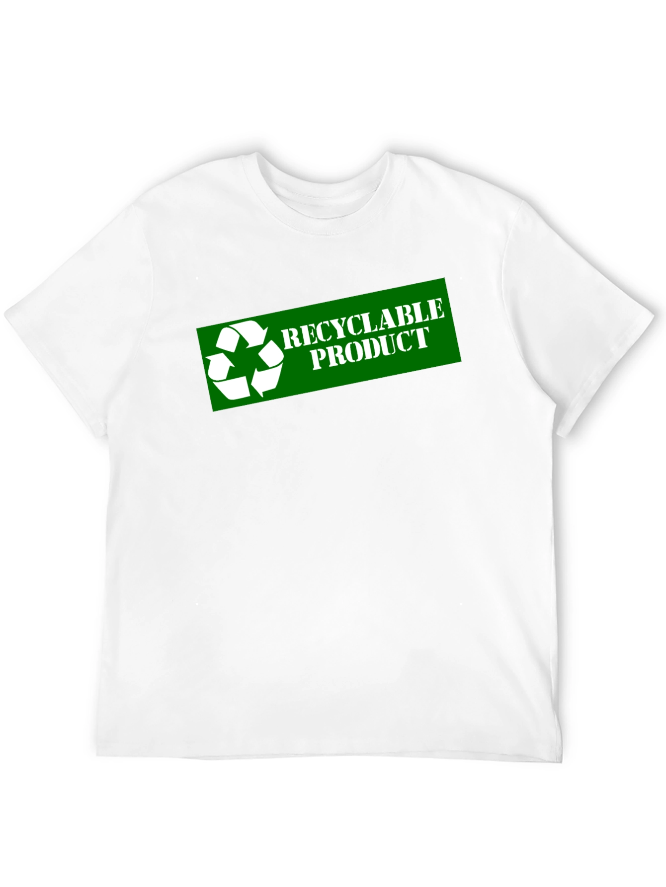 Black Recyclable Product Black T-Shirt view 12