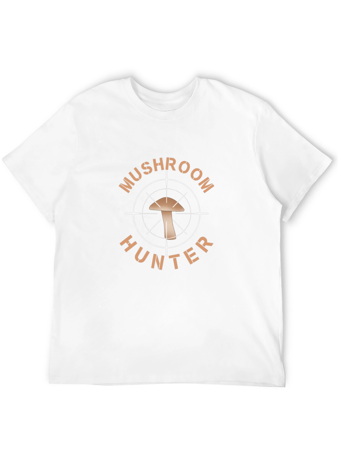 Black Mushroom Hunter T-Shirt - Novelty Graphic Tee view 12