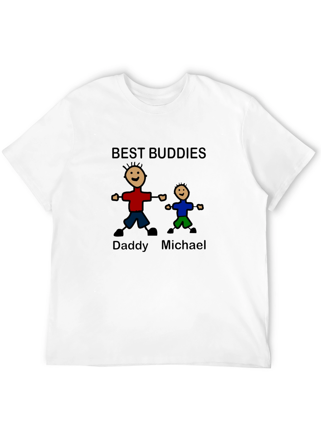 Best Buddies Daddy & Michael Graphic T-Shirt - 12