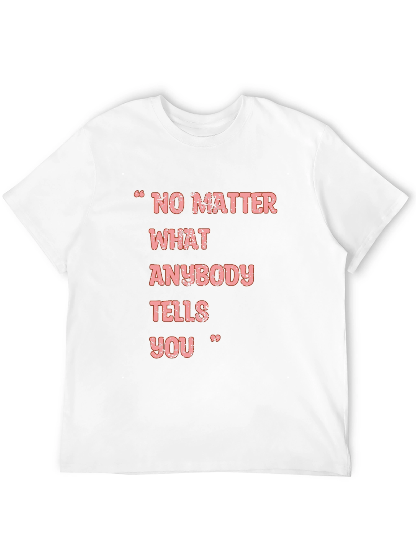 Black Inspirational Quote Graphic Tee - Black Unisex T-Shirt view 12