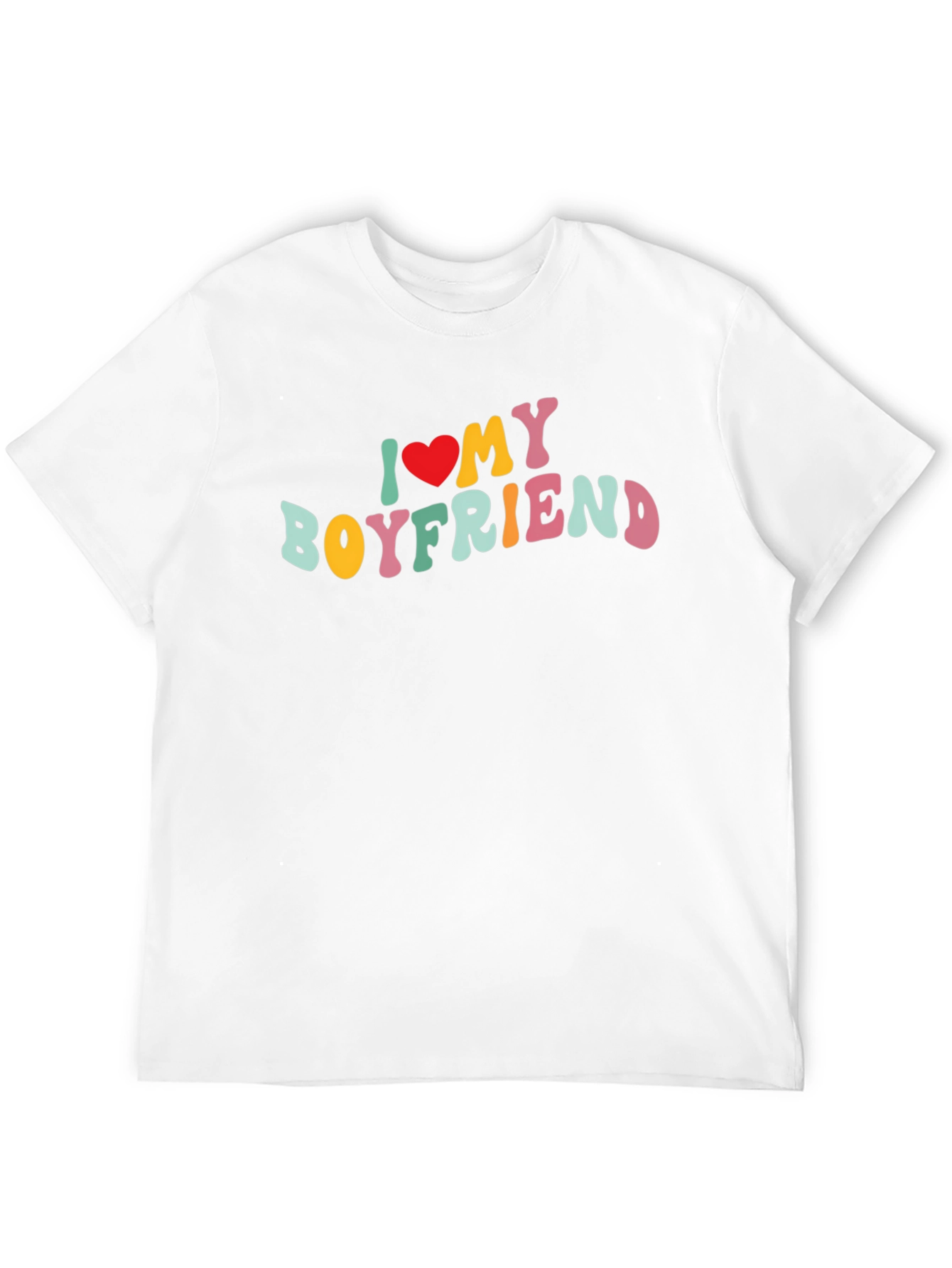 Black I Love My Boyfriend Graphic Tee - Fun, Casual Style view 12