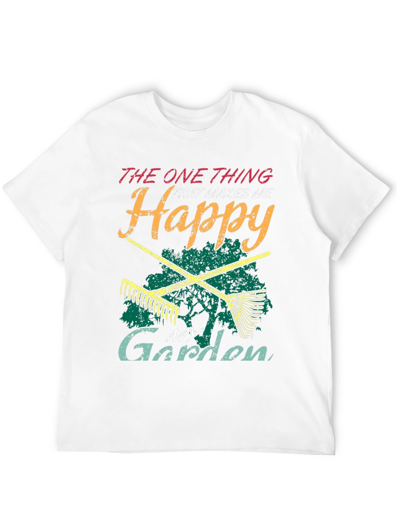 Black Happy Garden T-Shirt - Gardening Lover's Tee view 12