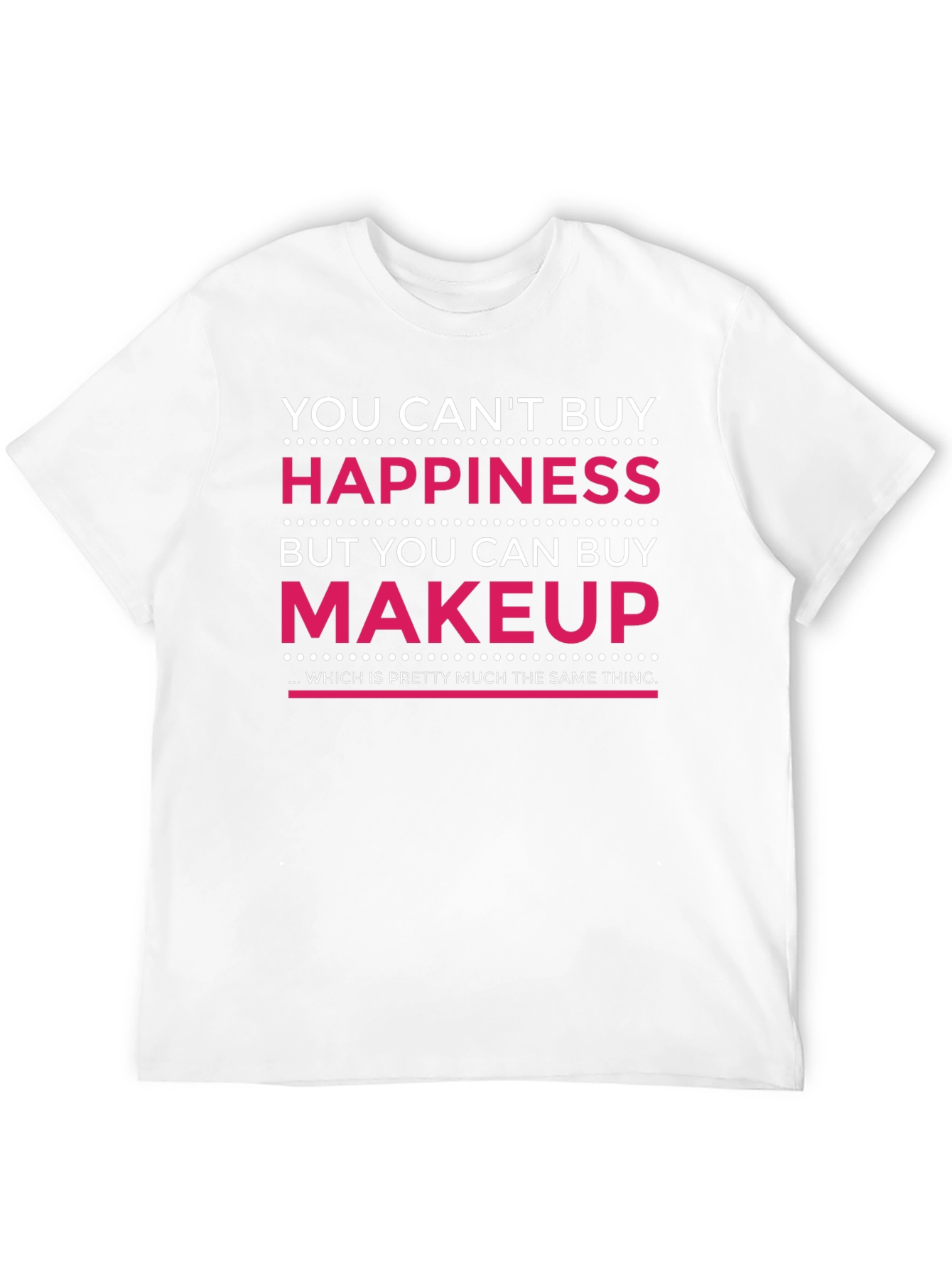 Black Makeup Happiness T-Shirt view 12