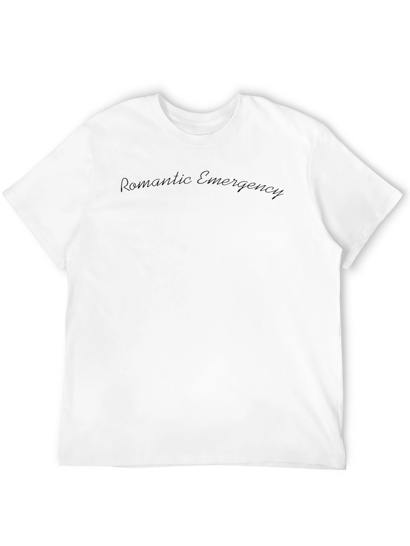 Black Romantic Emergency Black Graphic Tee view 12