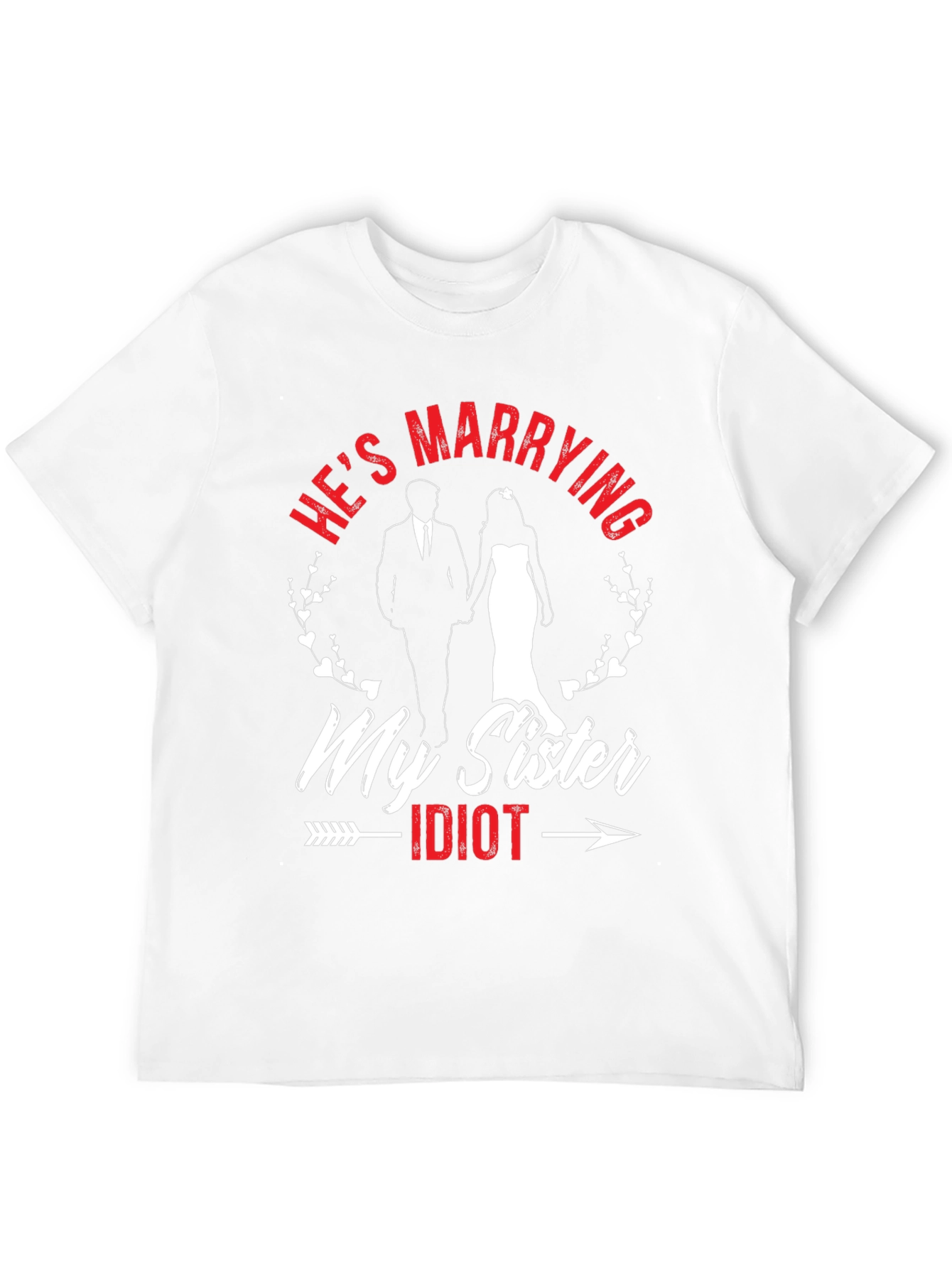 Black Funny "He's Marrying My Sister" T-Shirt view 12