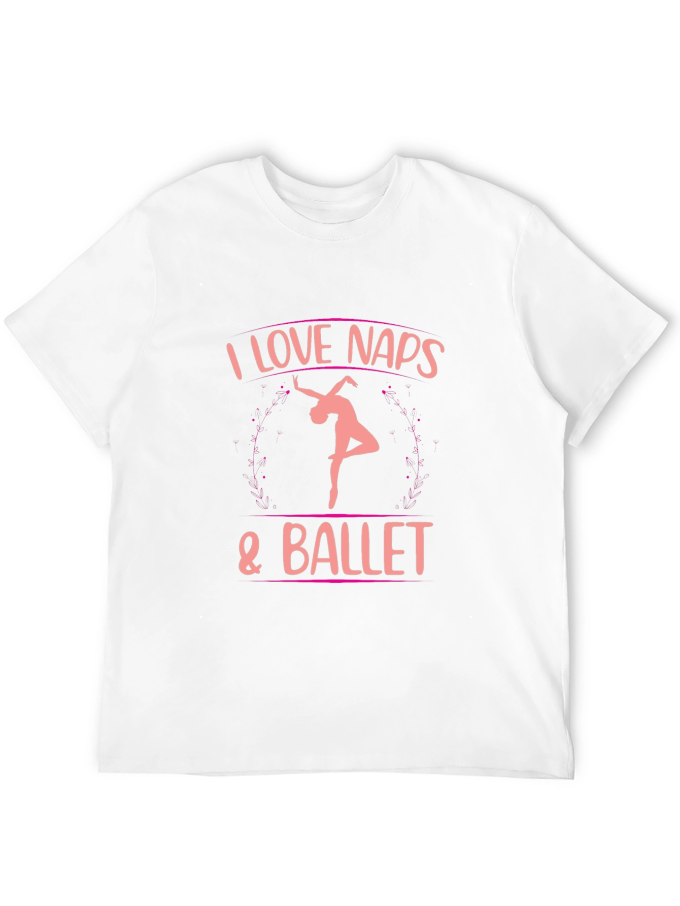 Black I Love Naps & Ballet Graphic T-Shirt view 12